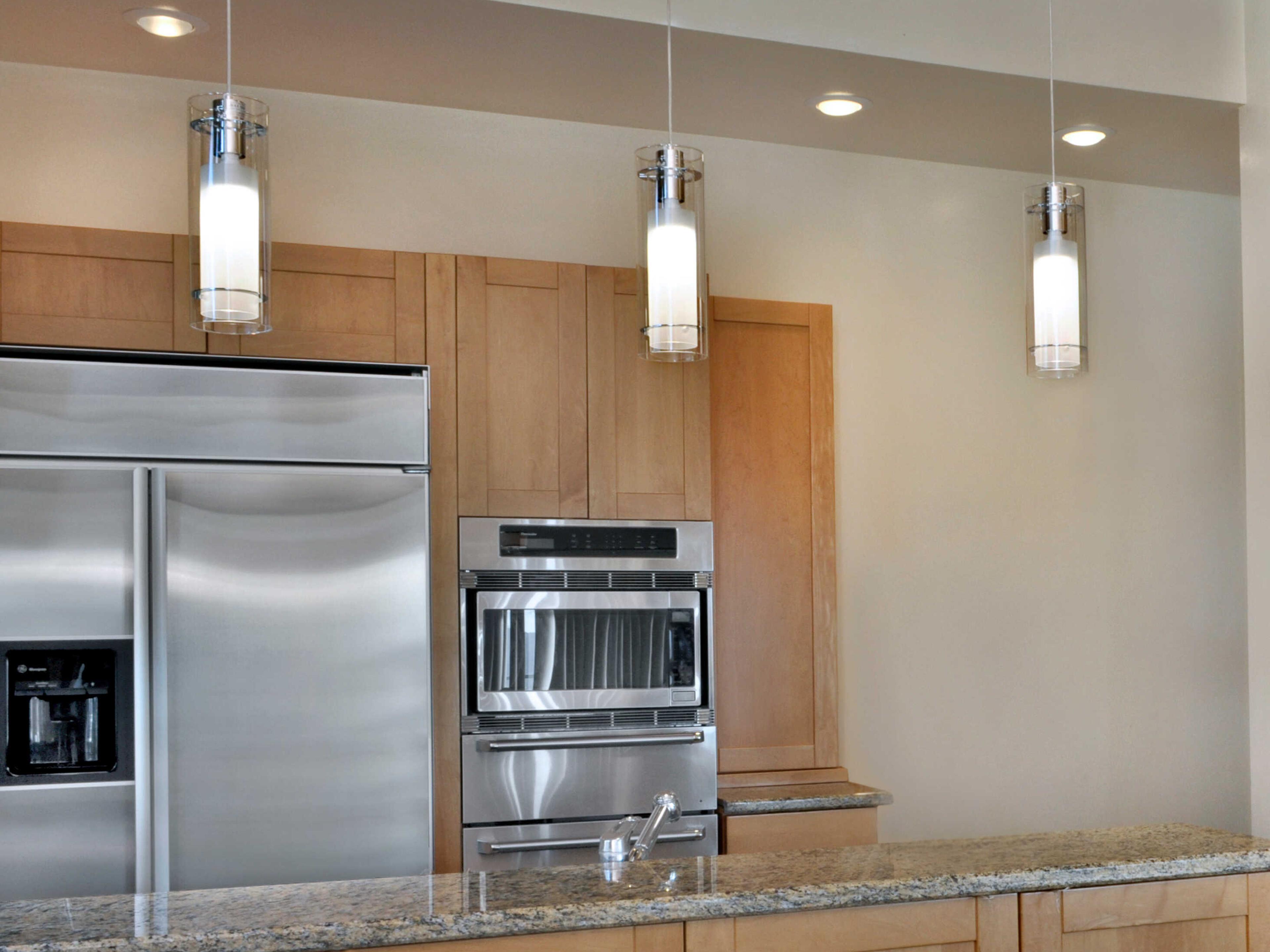 ET2 1-Light Polished Chrome Glass Cylinder Mini Pendant