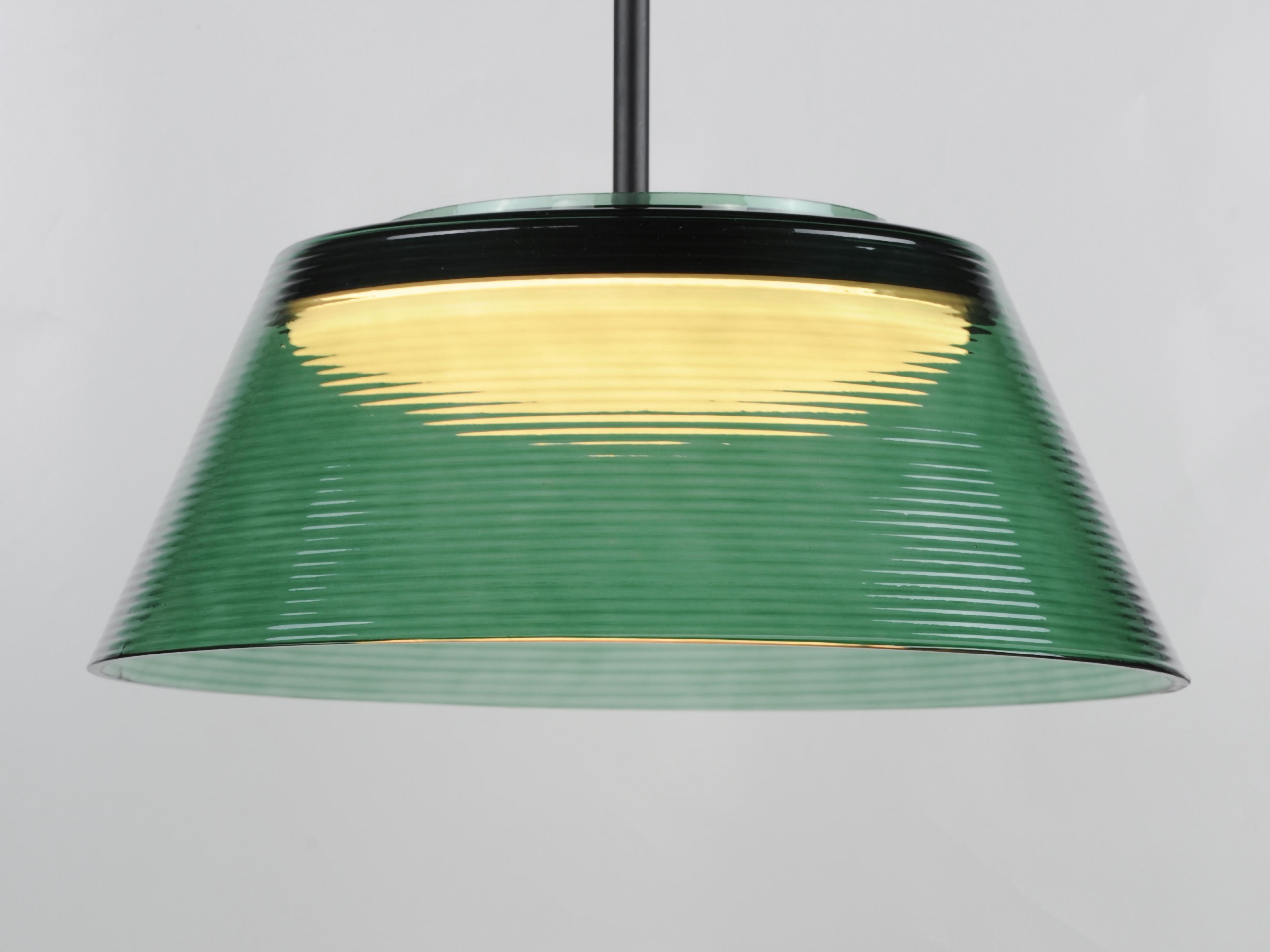 ET2 Jensen 1-Light Black Green Pendant