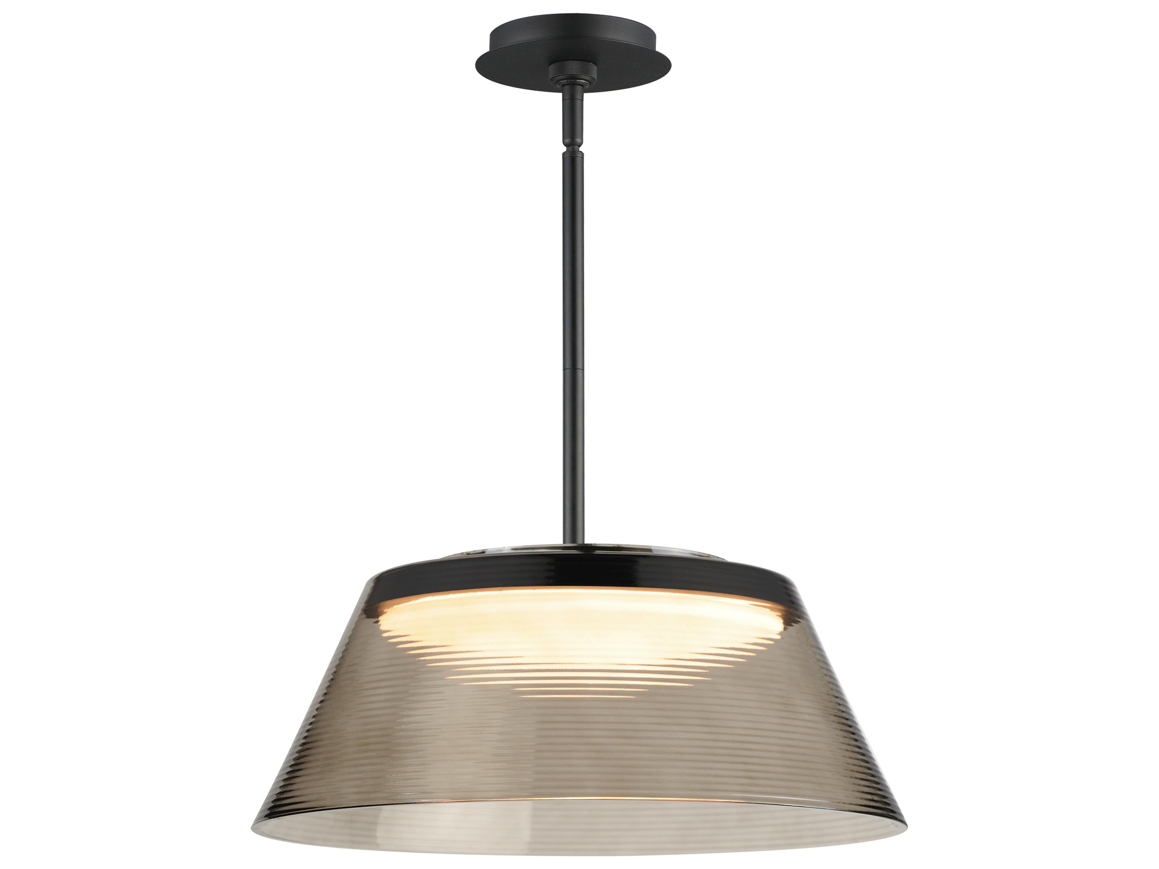 Jensen 1-Light Black Pendant
