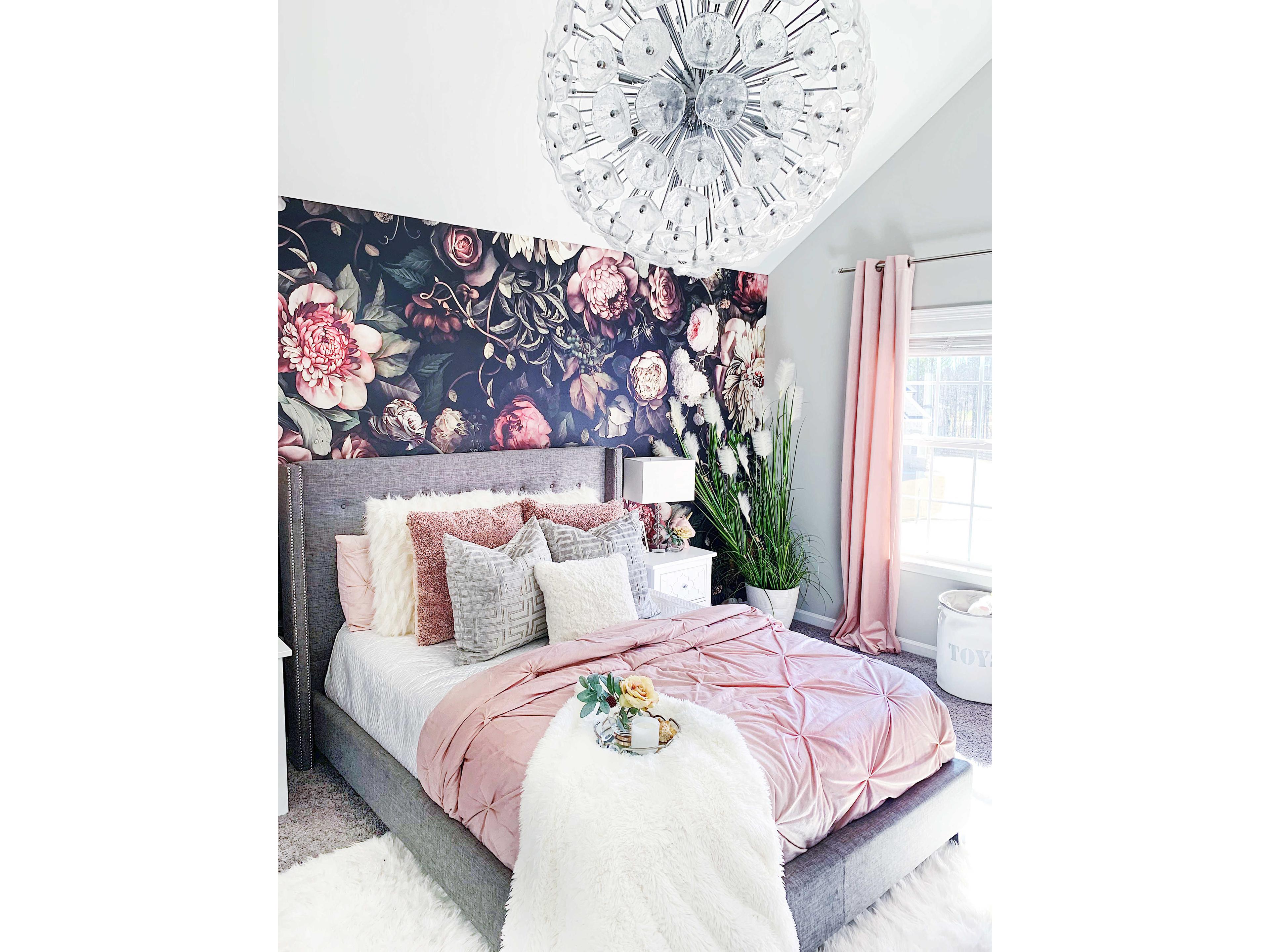 ET2 Fiori 28-Light Polished Chrome Glass Sputnik Pendant