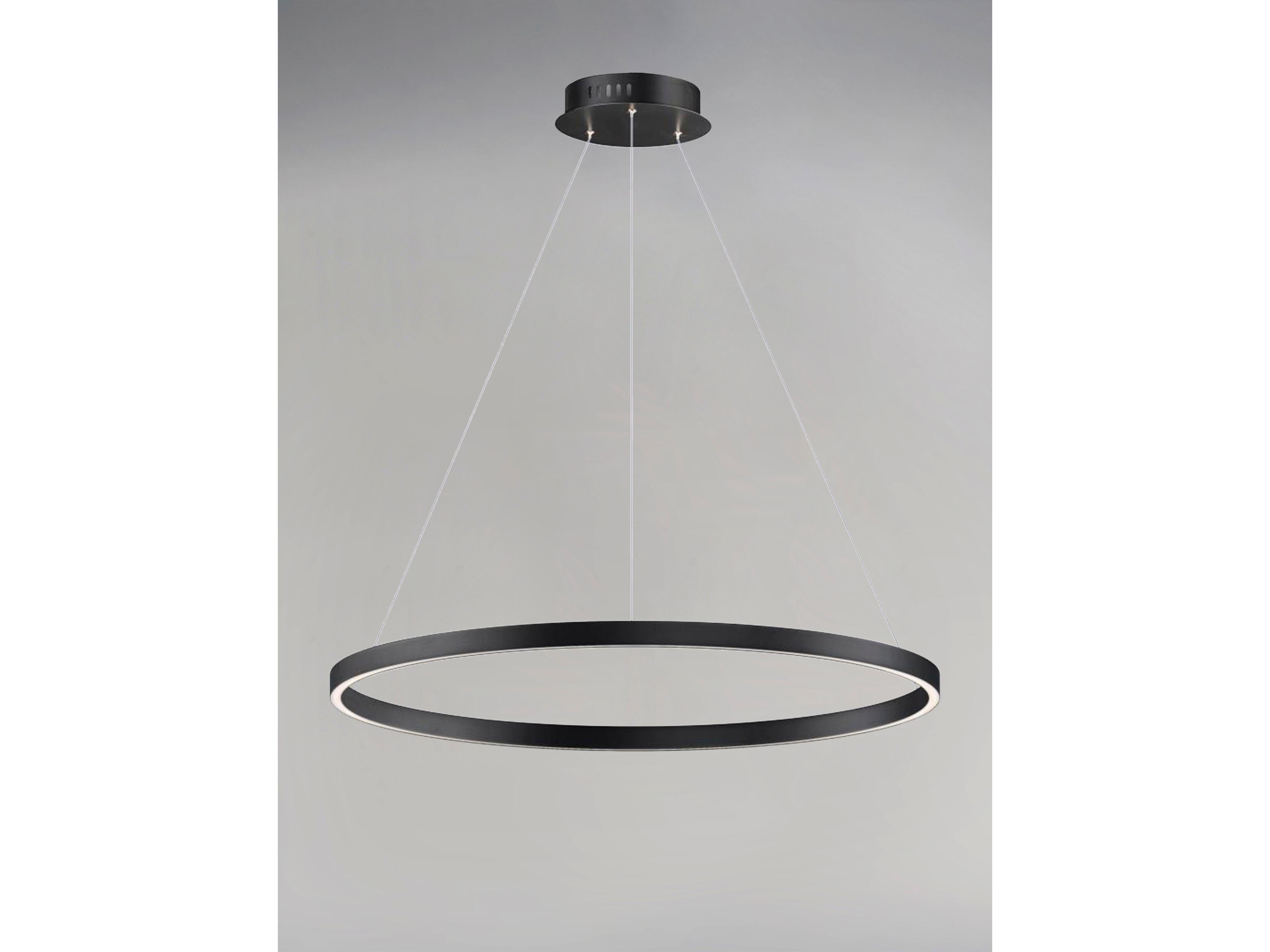 ET2 Groove 1-Light Black LED Pendant