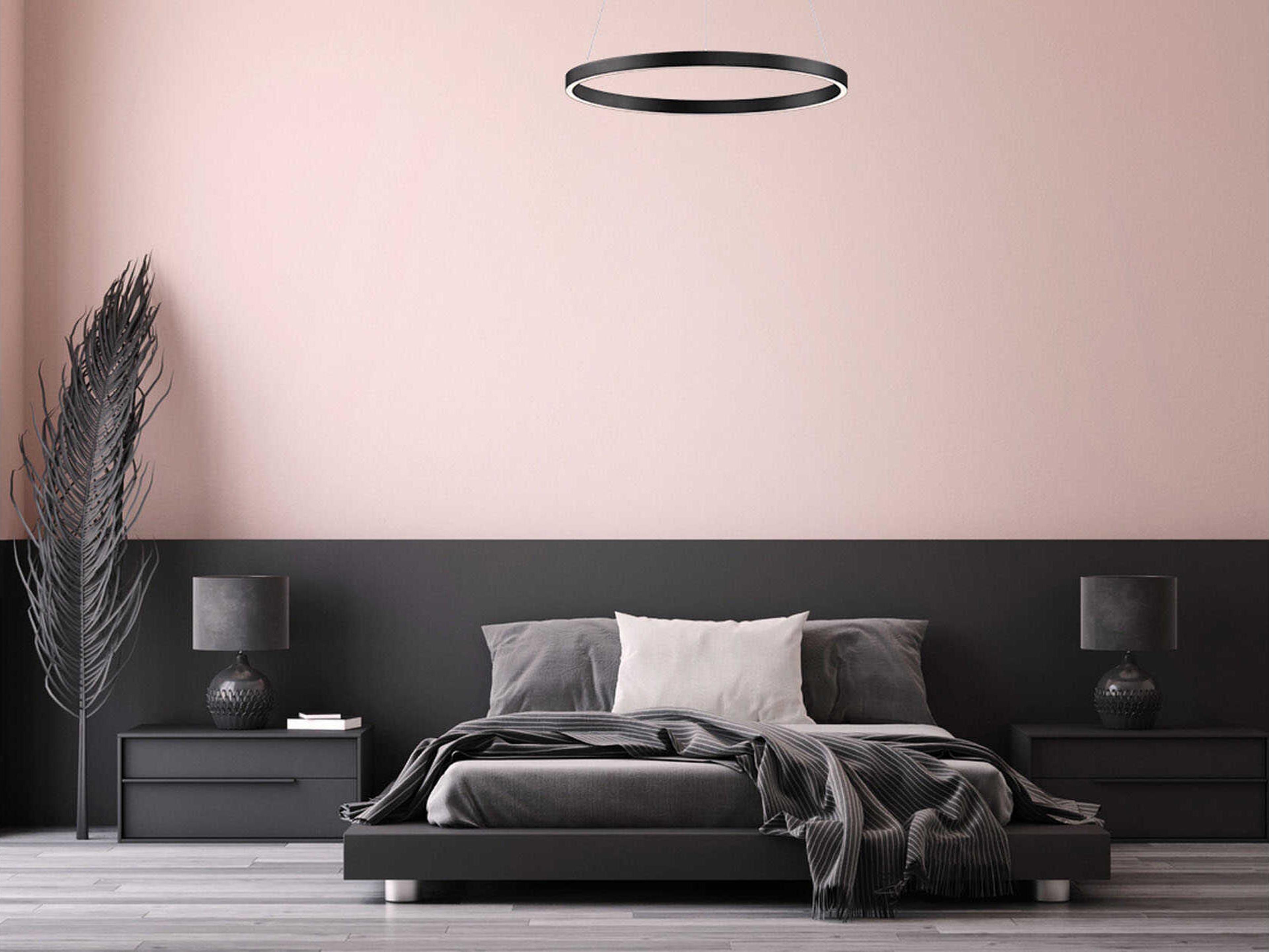 ET2 Groove 1-Light Black LED Pendant