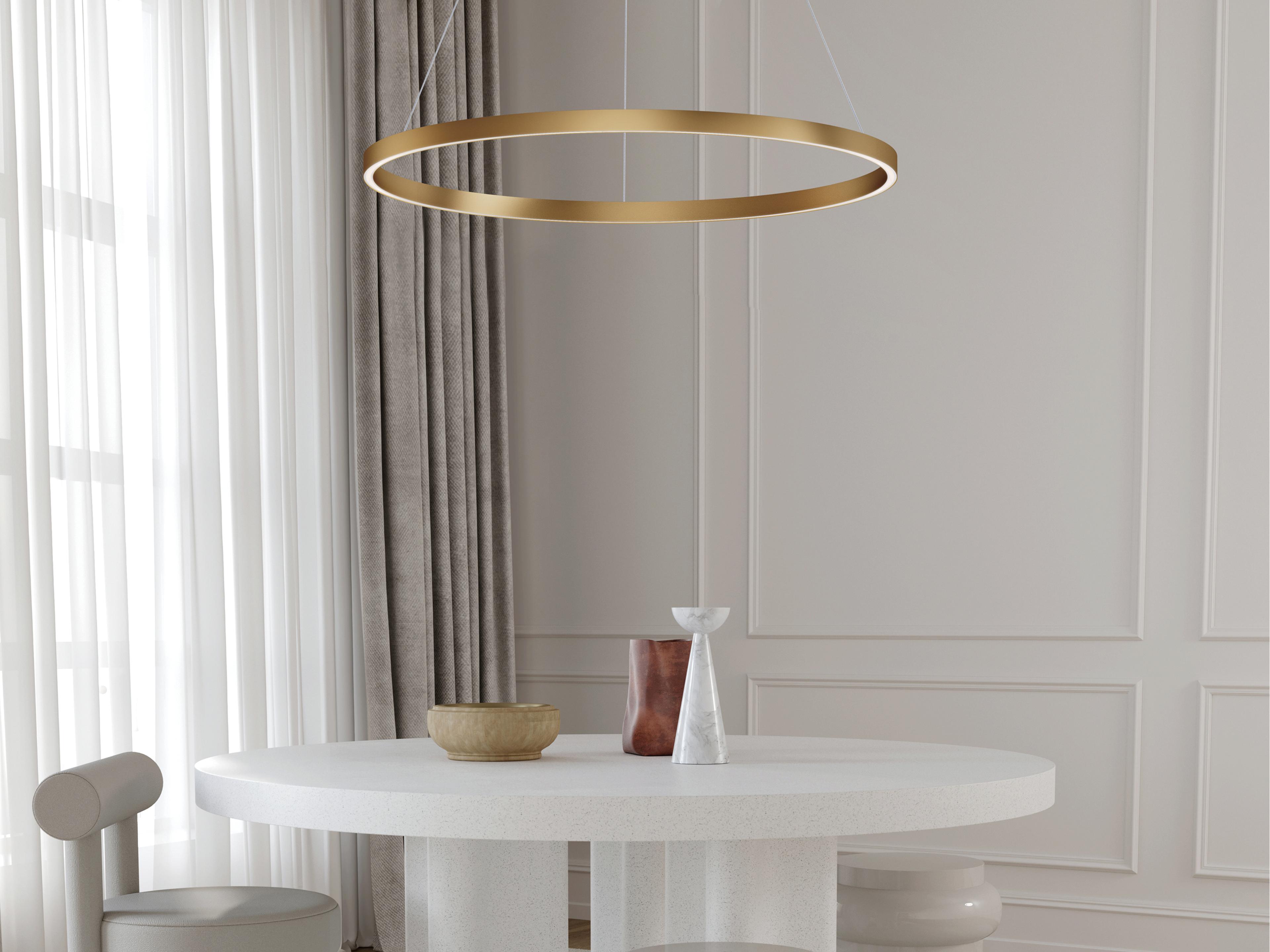 ET2 Groove 1-Light Gold LED Pendant