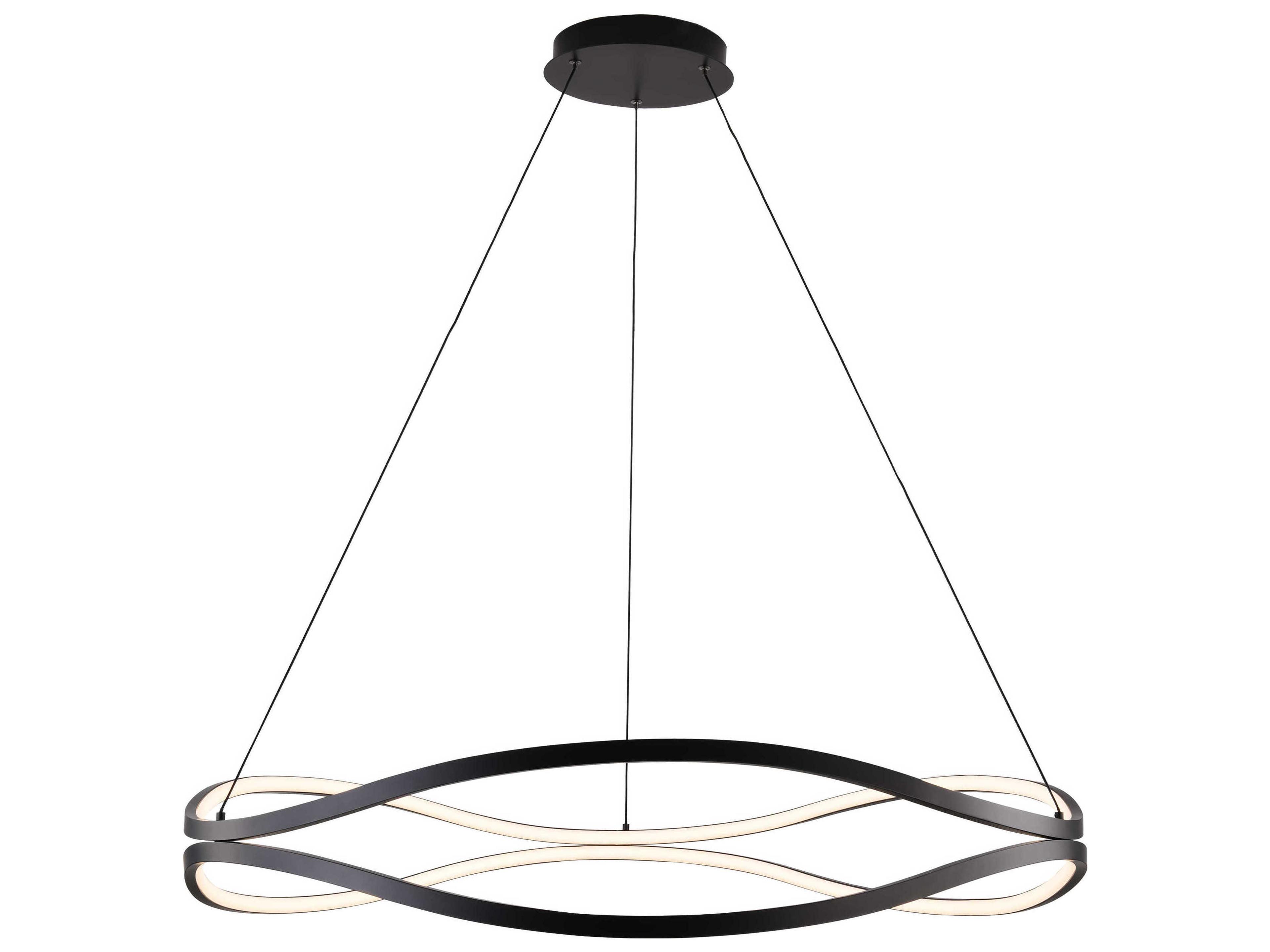 ET2 Curvo 1-Light Black Pendant