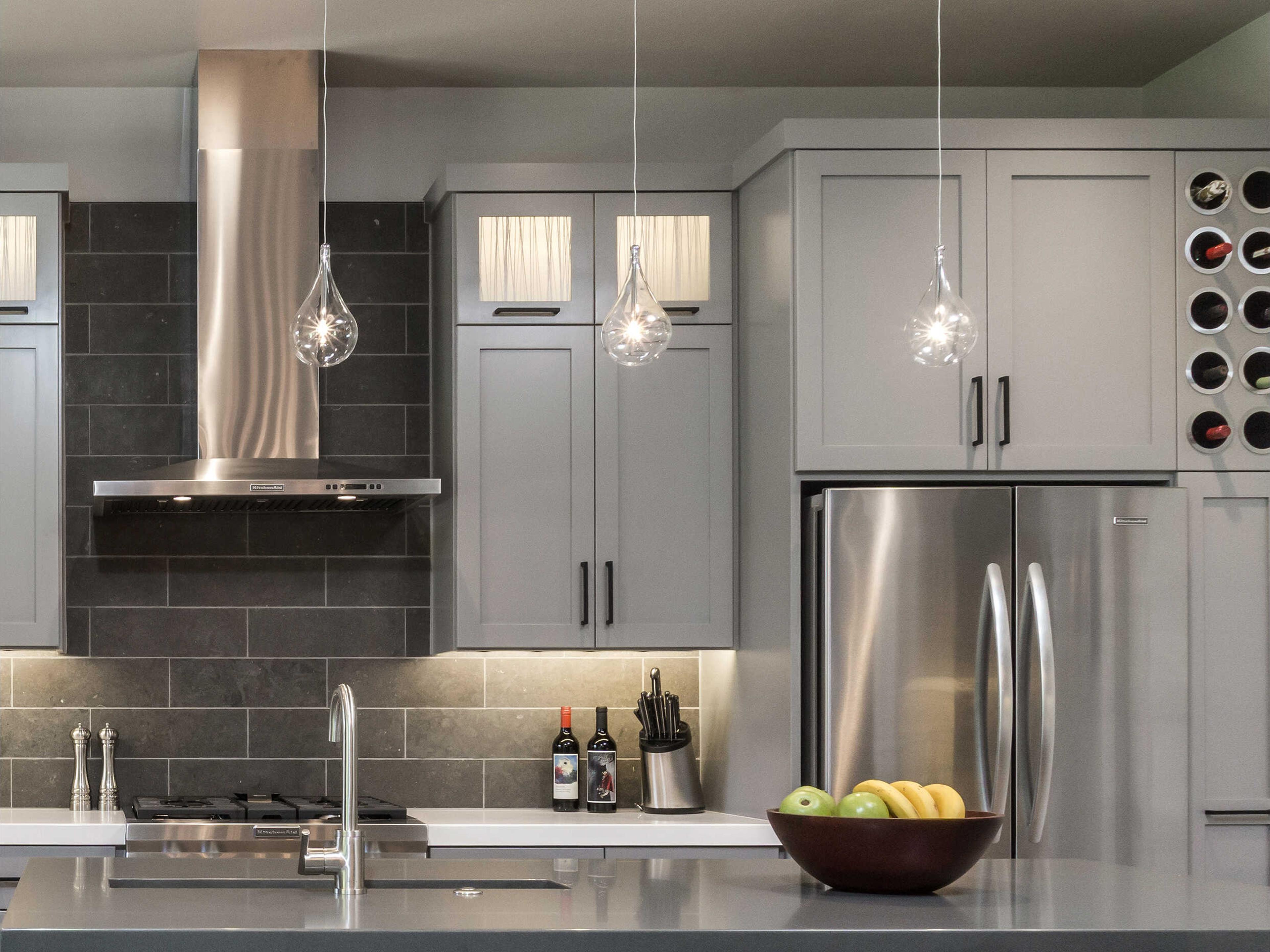 ET2 1-Light Polished Chrome Glass Mini Pendant