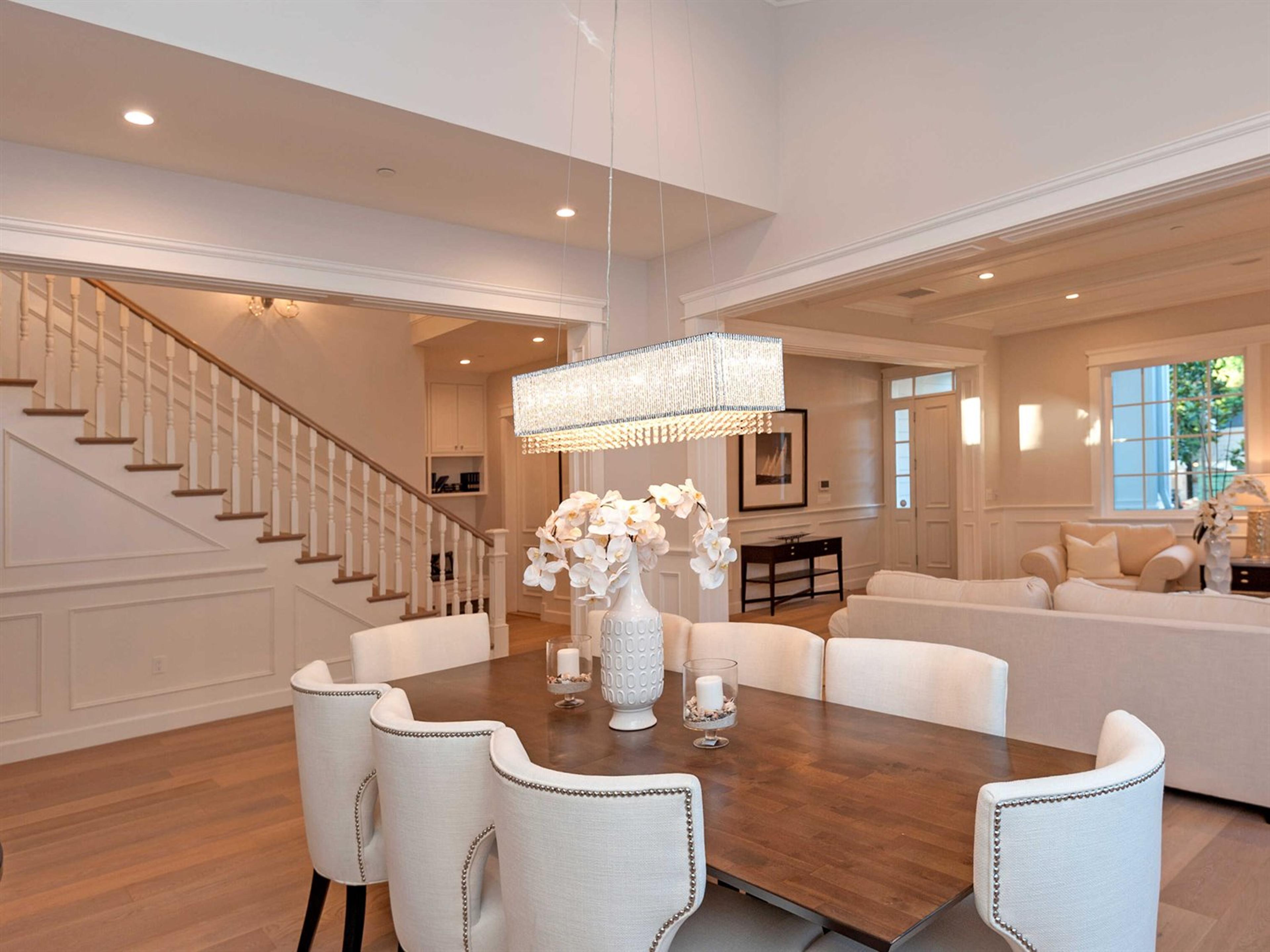 ET2 Spiral 9-Light Polished Chrome Glass Linear Island Pendant