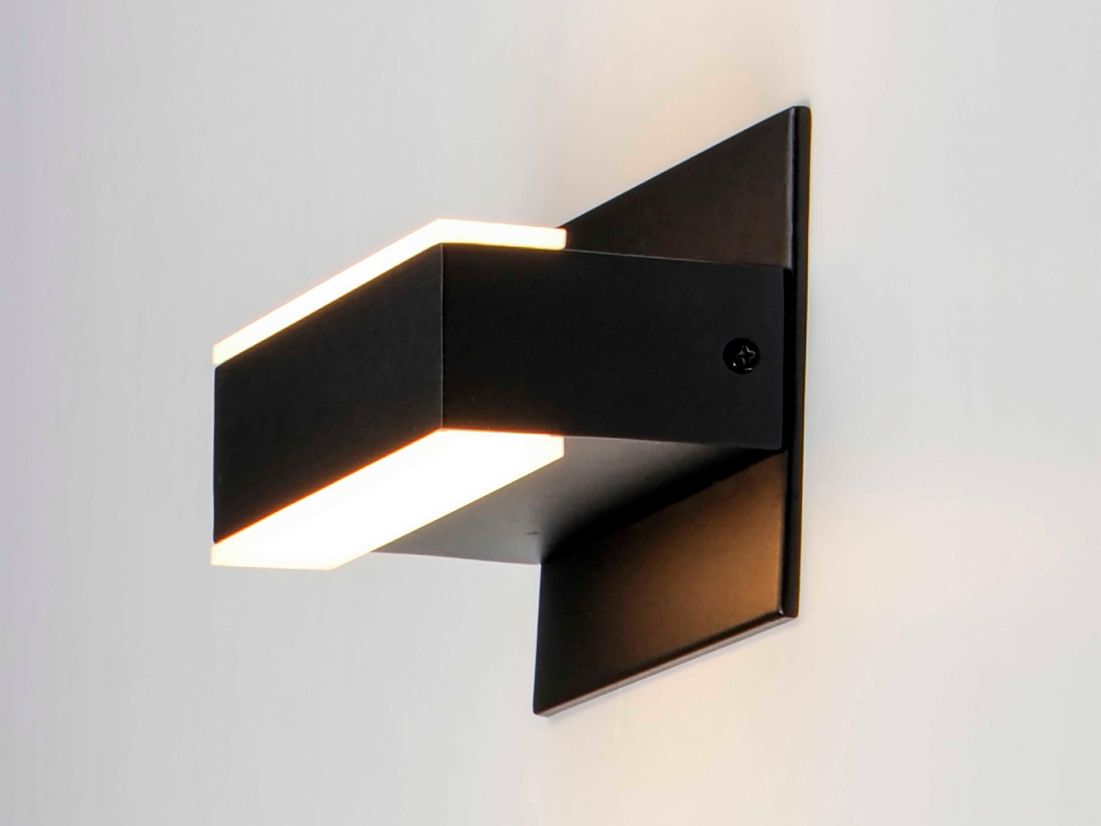 ET2 5-Light Black LED Wall Sconce