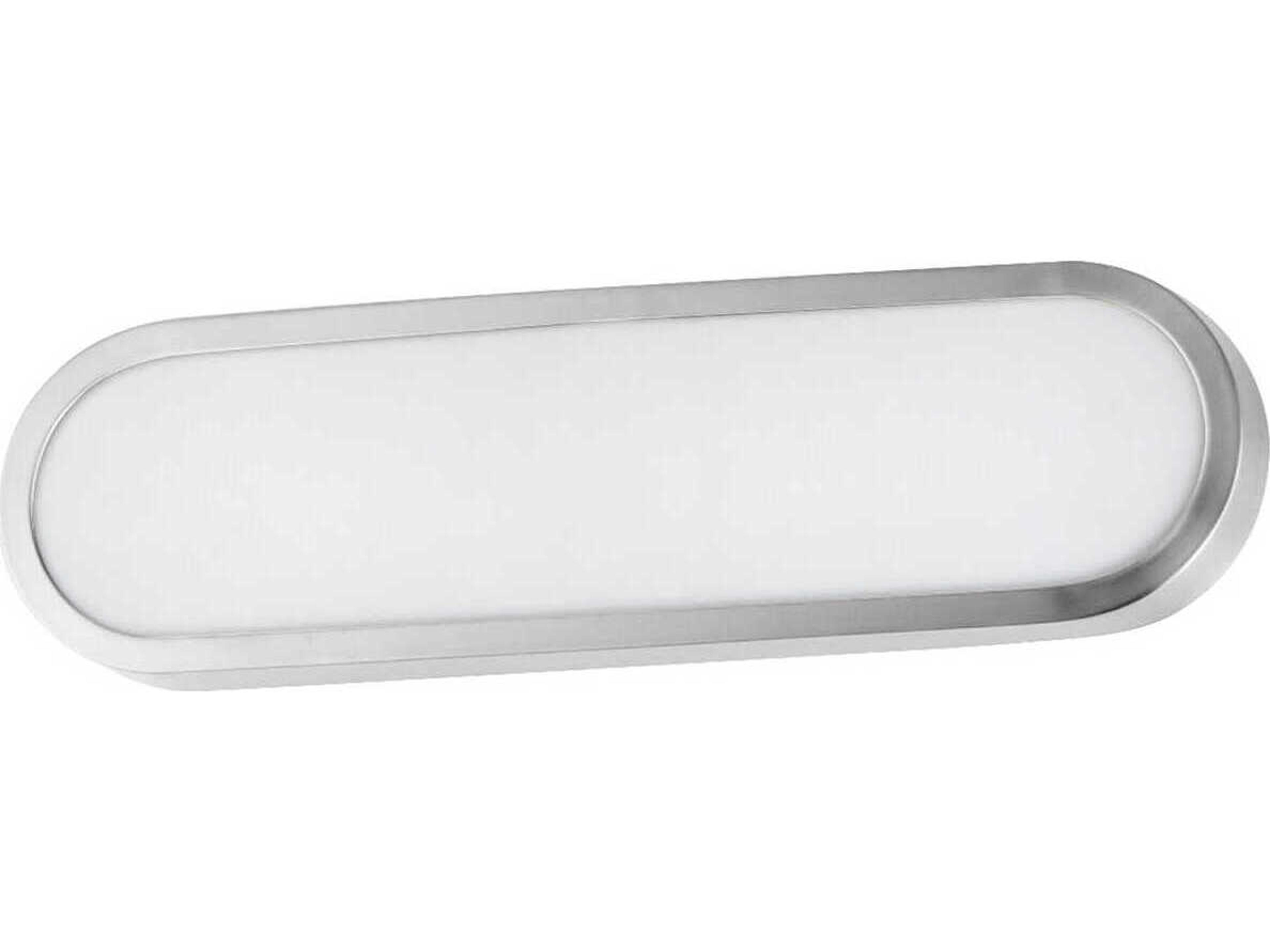 Latitude 1-Light Satin Nickel LED Vanity Light