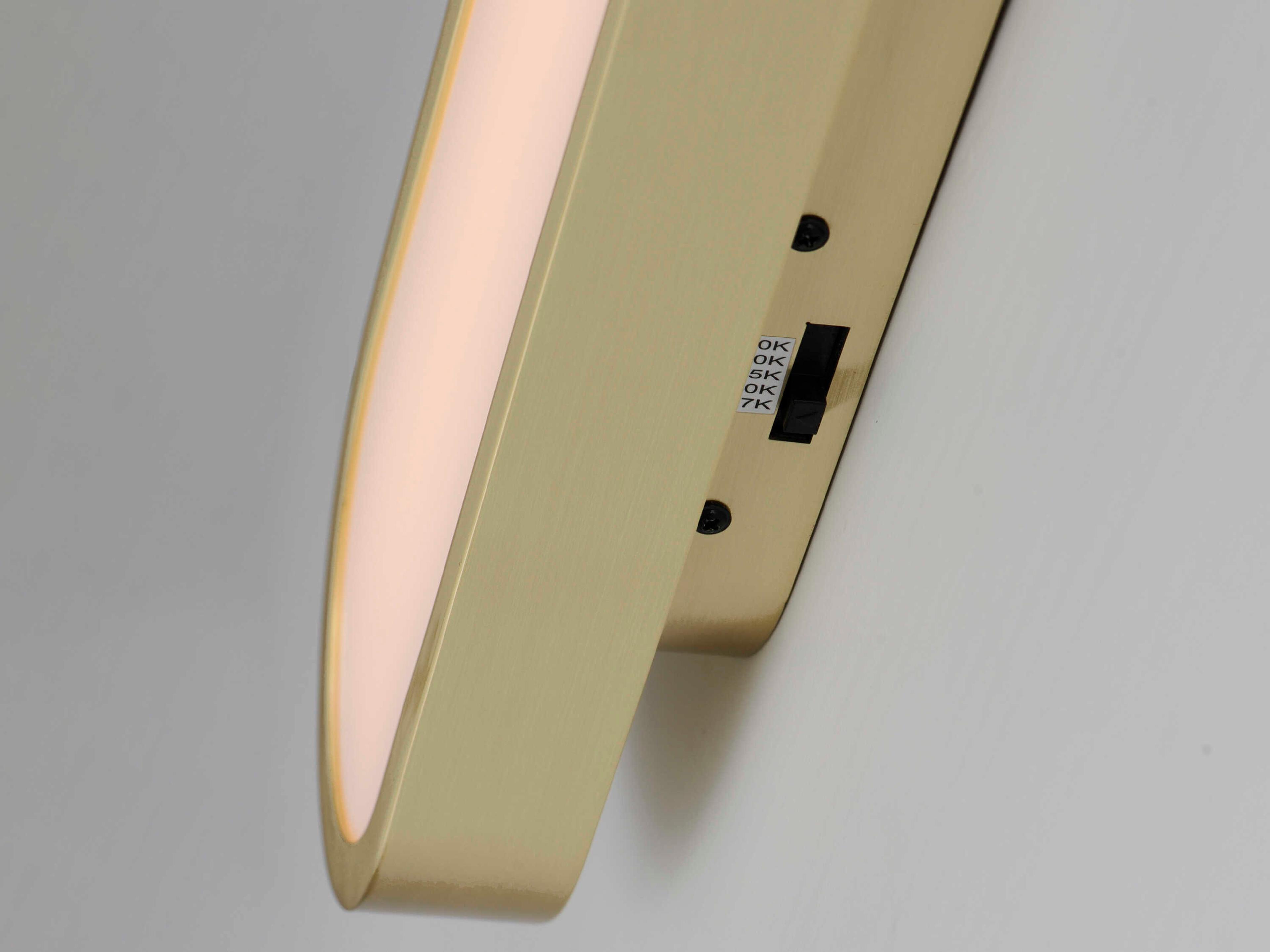 ET2 Latitude 1-Light Gold LED Vanity Light