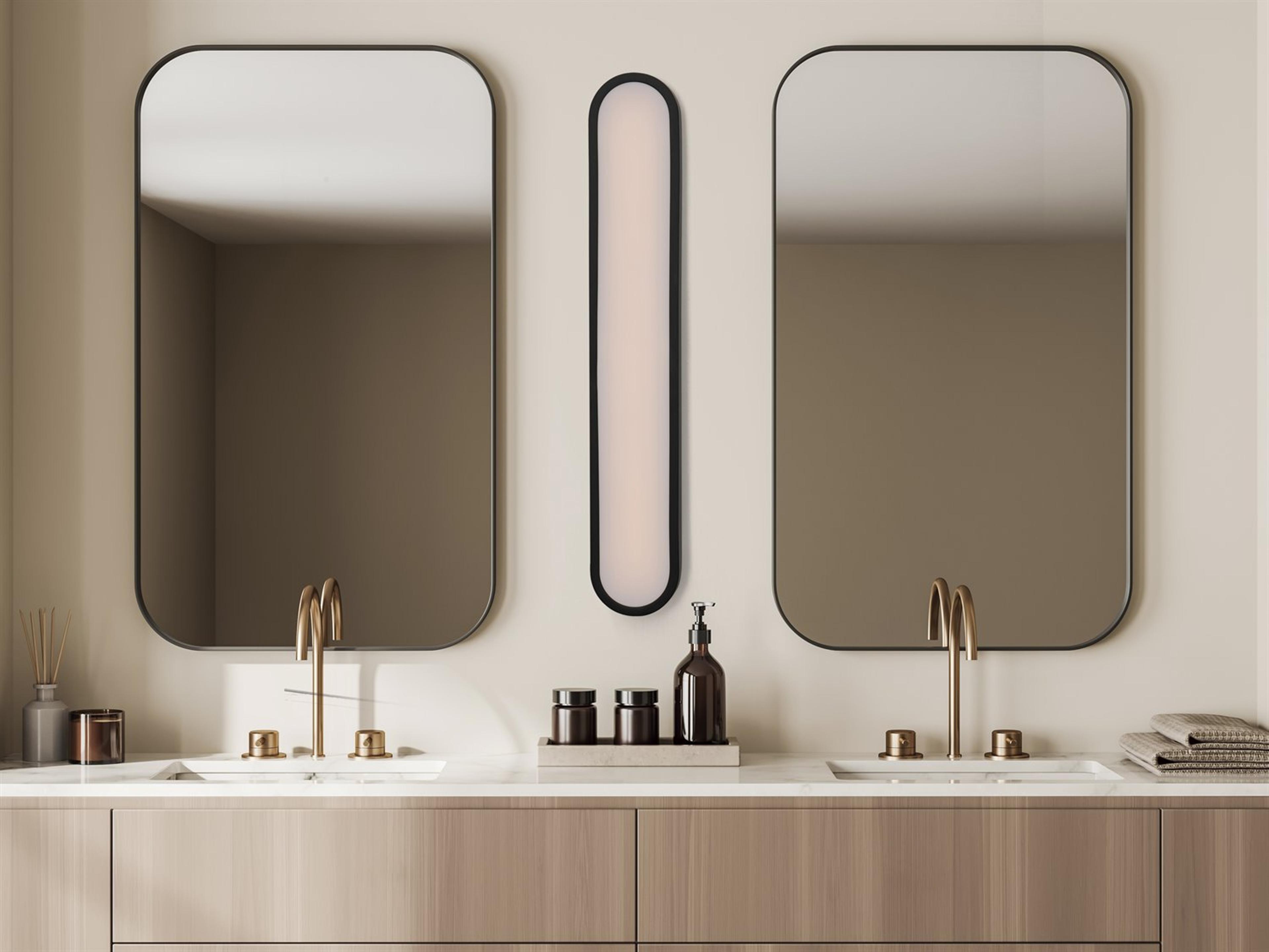 ET2 Latitude 1-Light Black LED Vanity Light