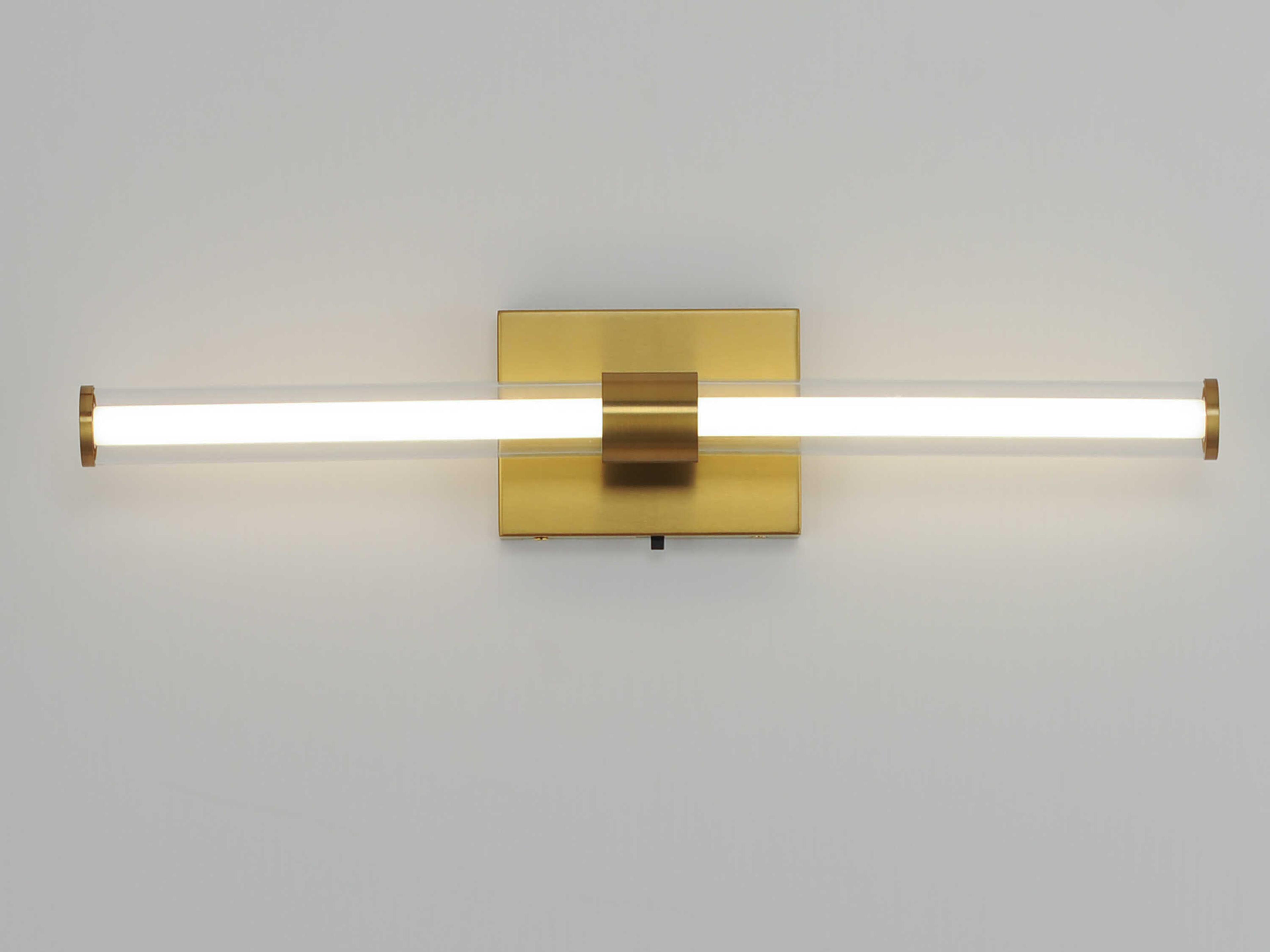 ET2 Fuse 1-Light Natural Aged Brass Vanity Light