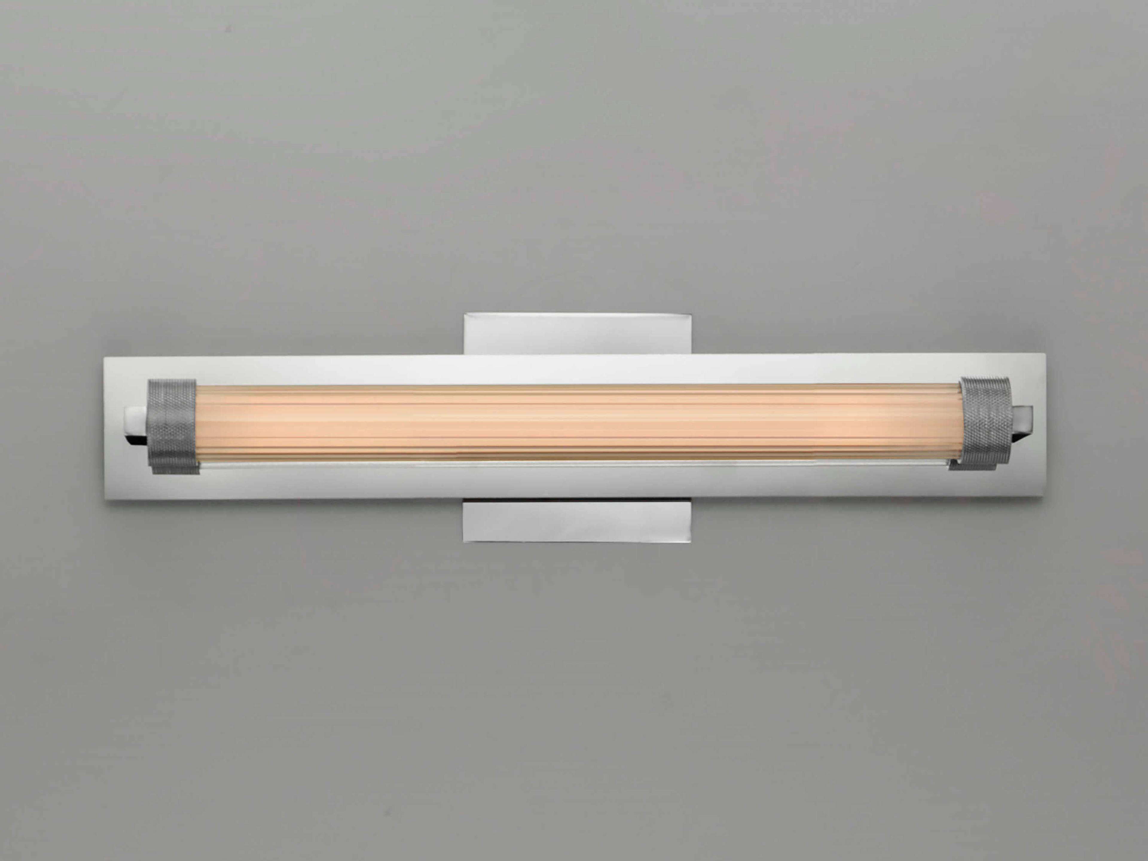 ET2 Doric 1-Light Polished Chrome Vanity Light