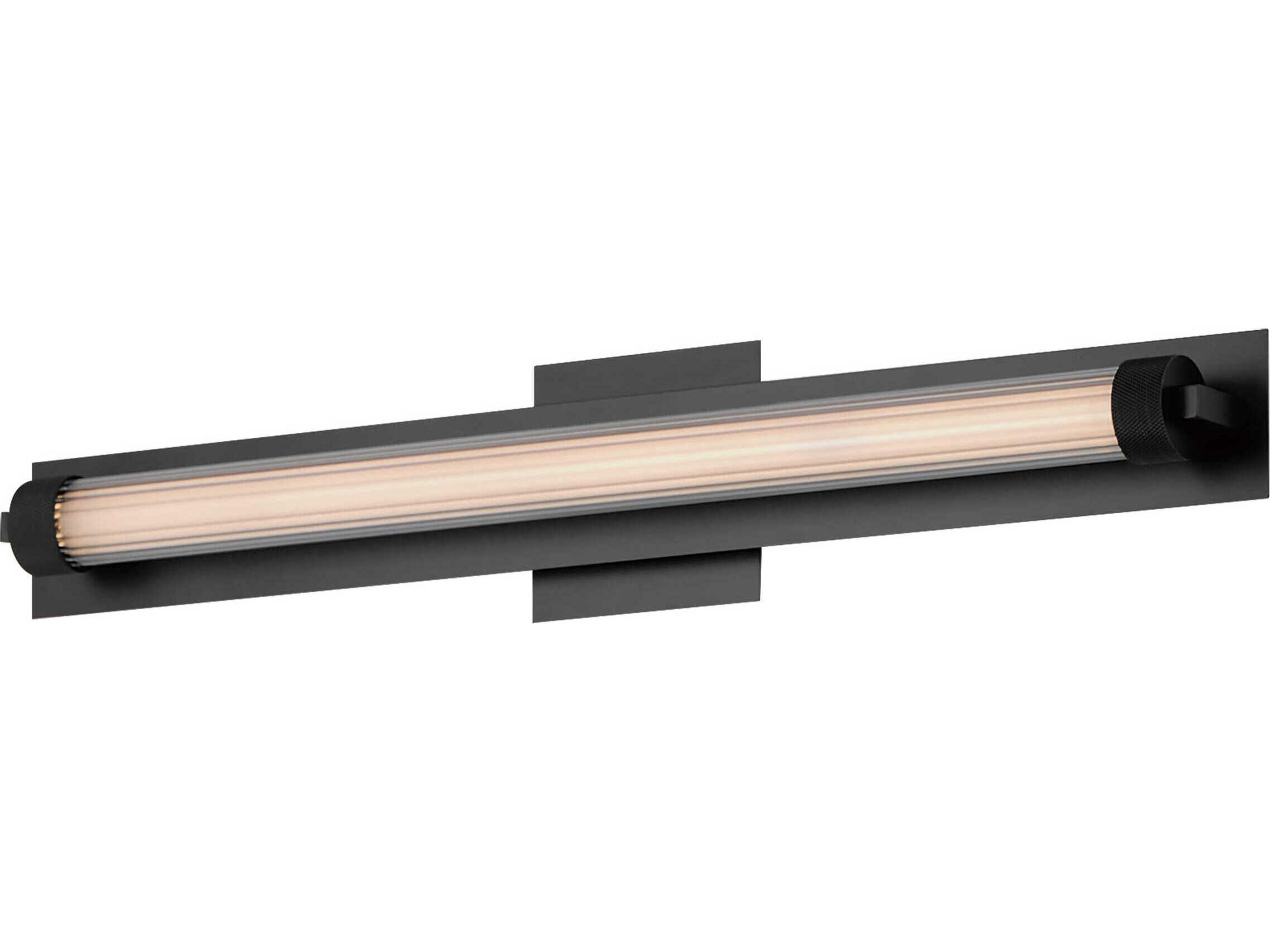 ET2 Doric 1-Light Black Vanity Light