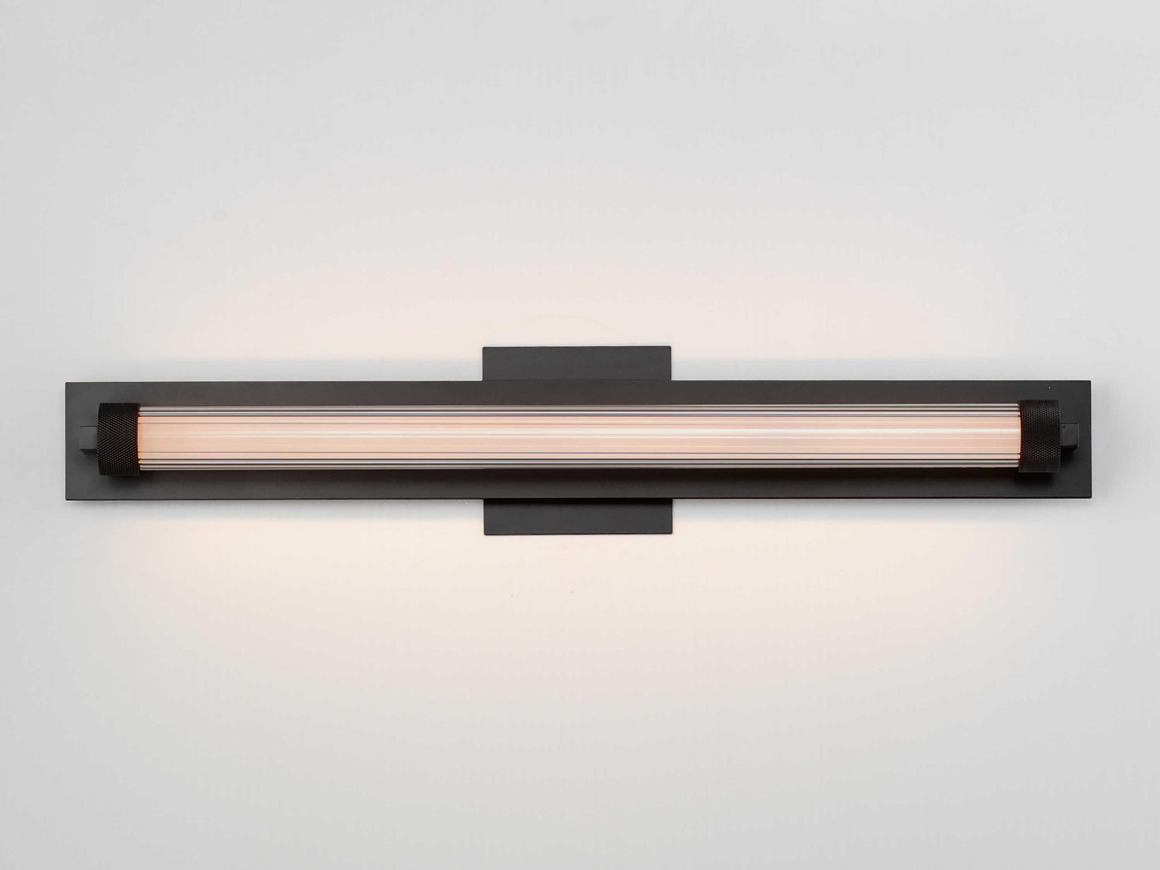 ET2 Doric 1-Light Black Vanity Light