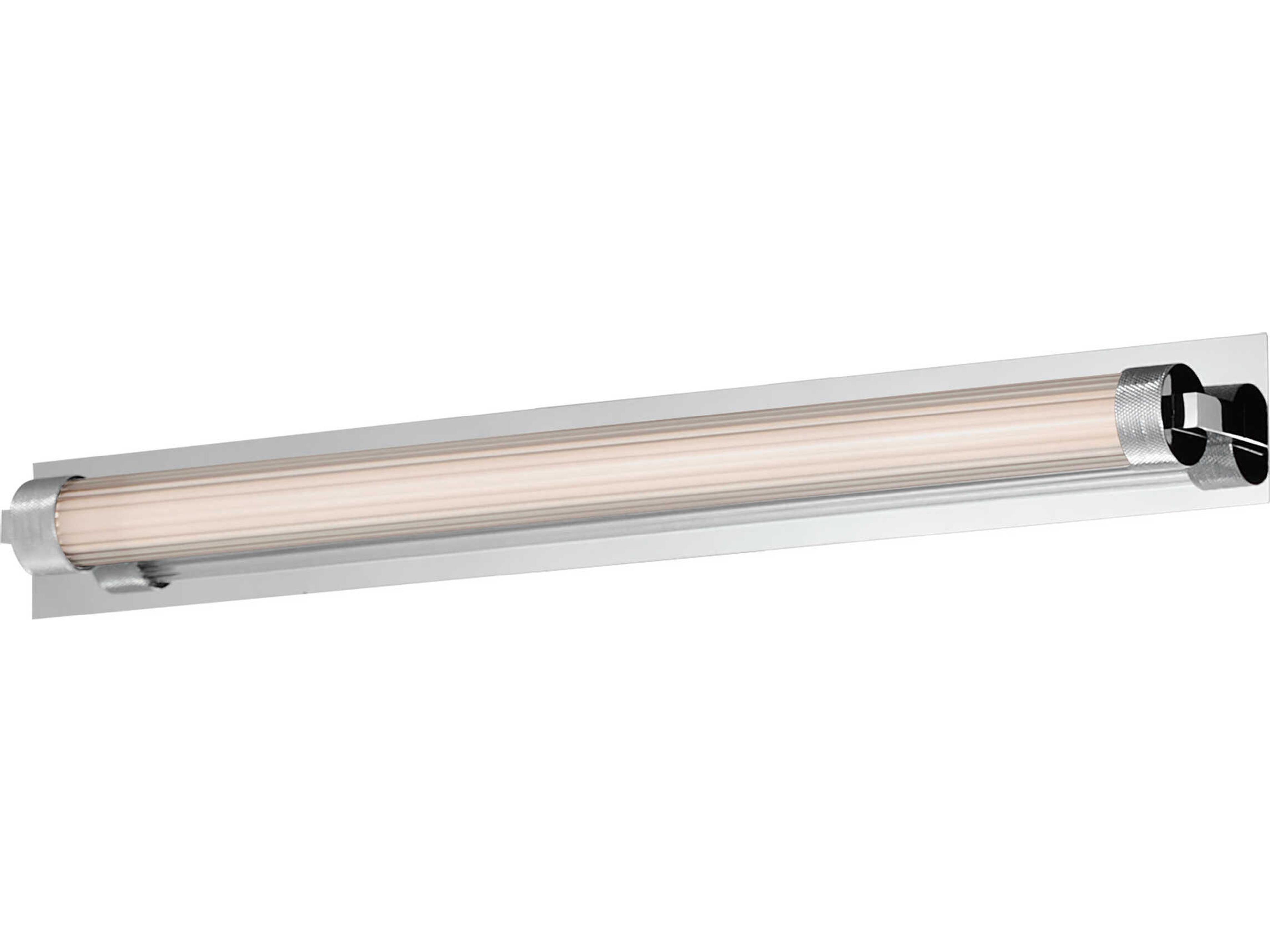 Doric 1-Light Polished Chrome Vanity Light