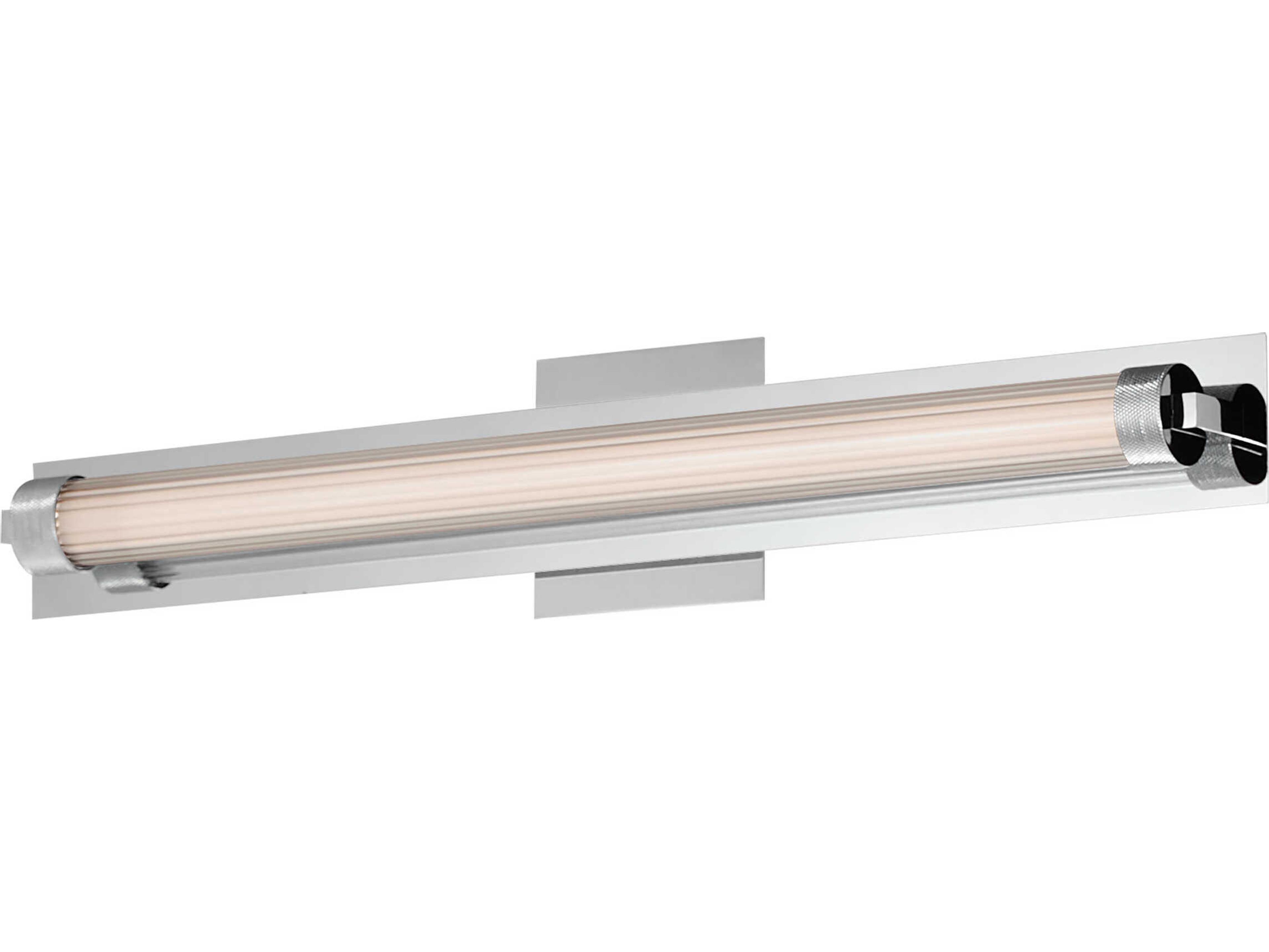 ET2 Doric 1-Light Polished Chrome Vanity Light
