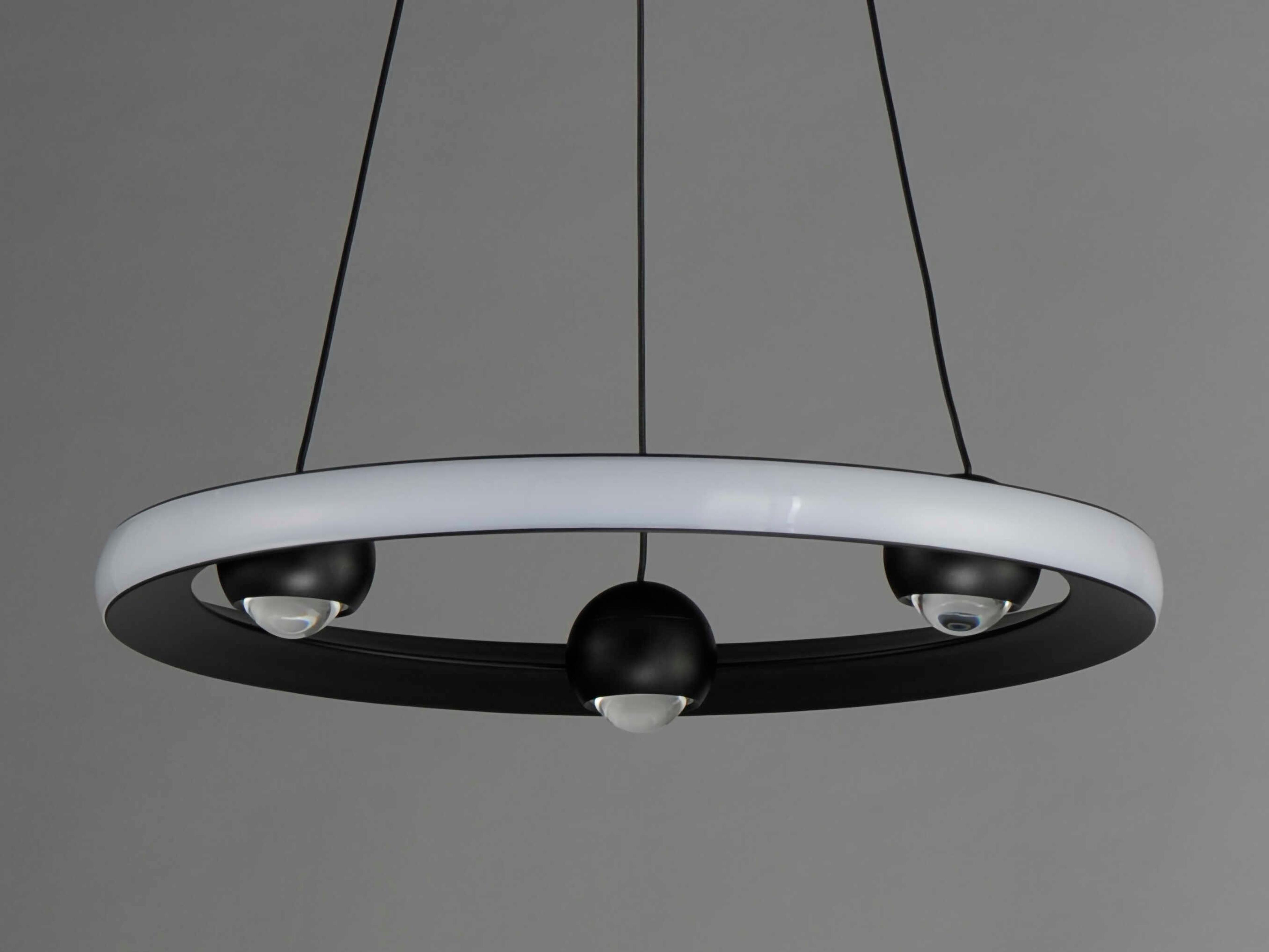 ET2 Nodes 1-Light Black LED Pendant