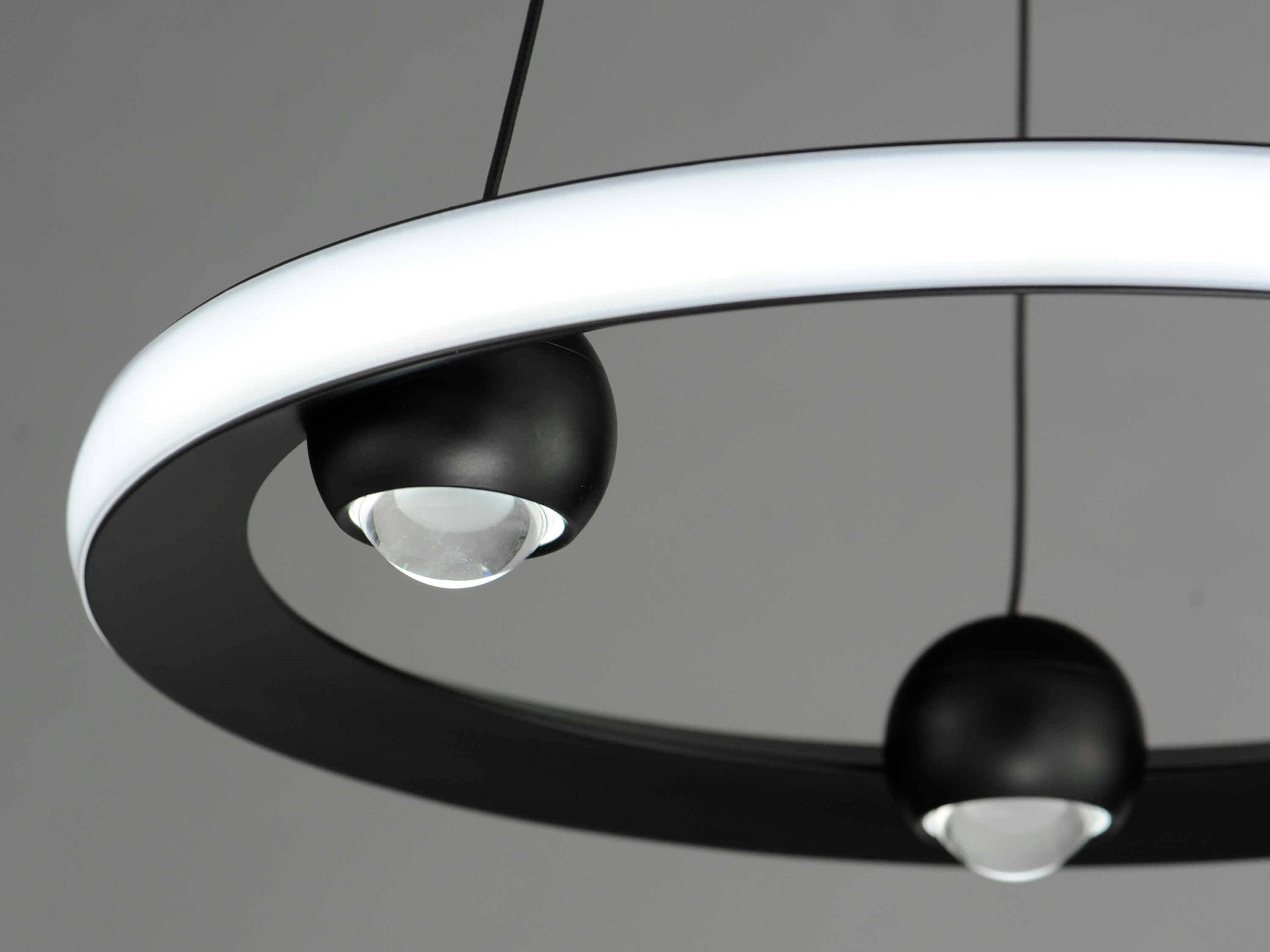 ET2 Nodes 1-Light Black LED Pendant