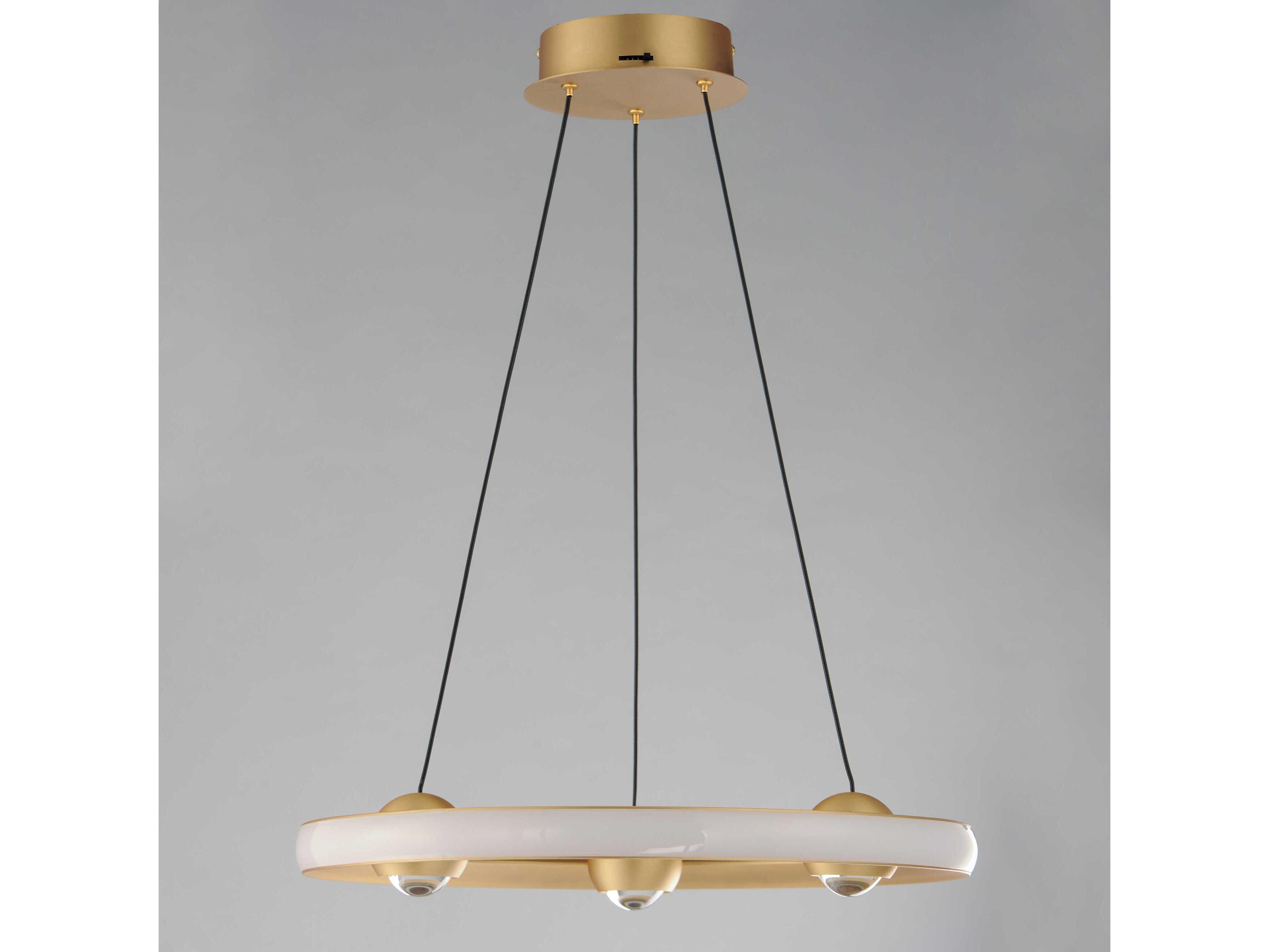 ET2 Nodes 1-Light Gold LED Pendant