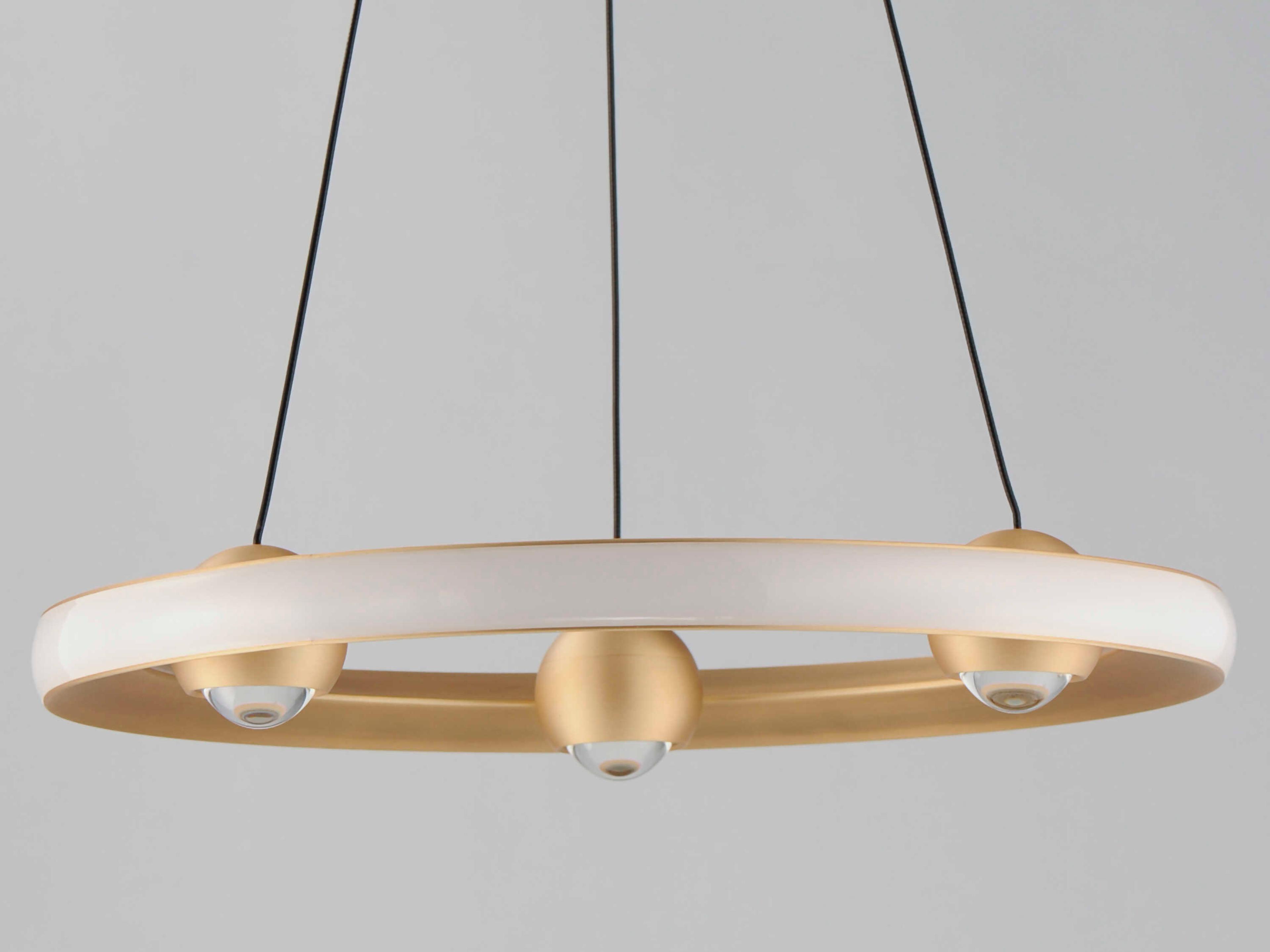 ET2 Nodes 1-Light Gold LED Pendant