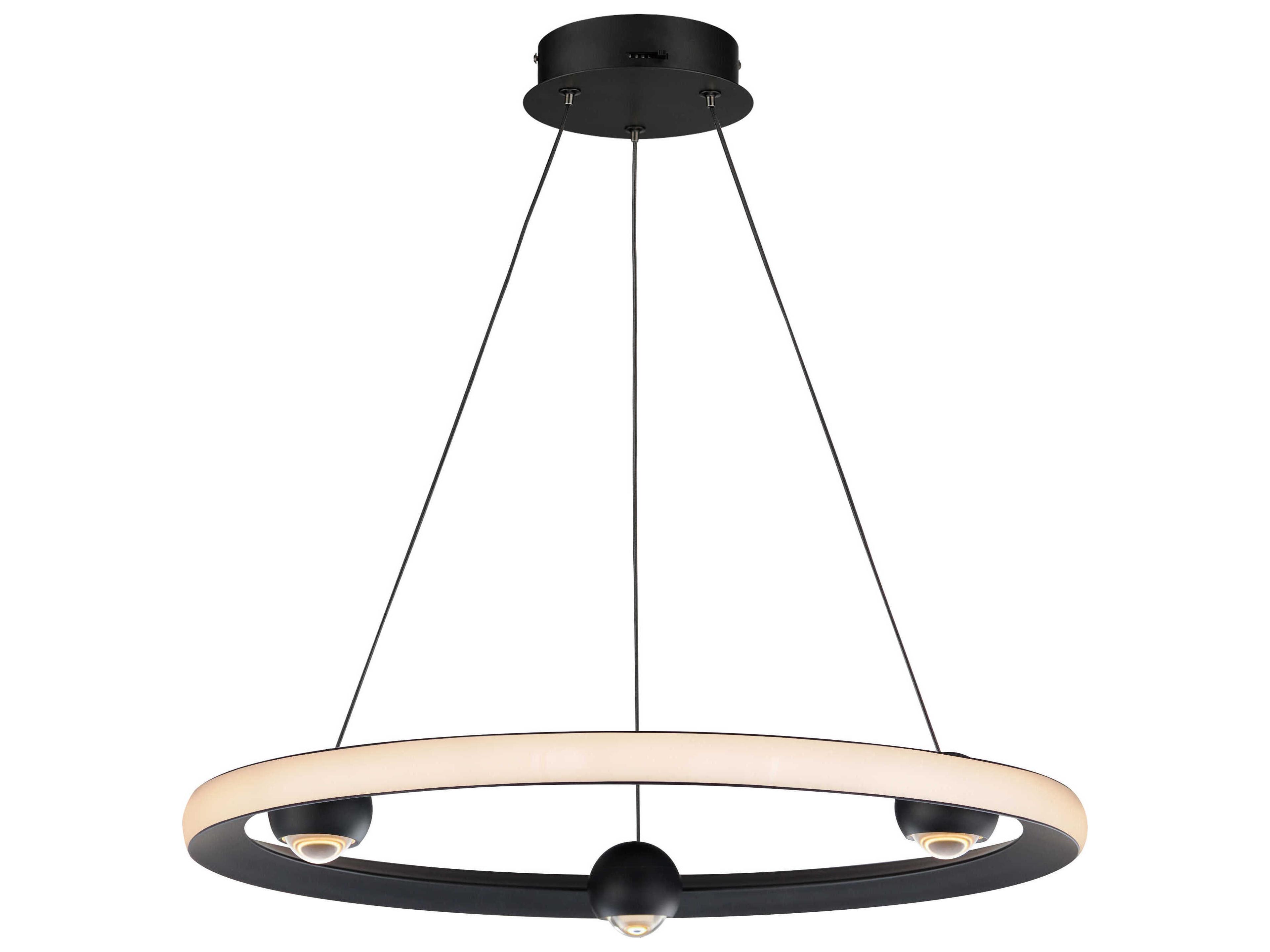 ET2 Nodes 1-Light Black LED Pendant