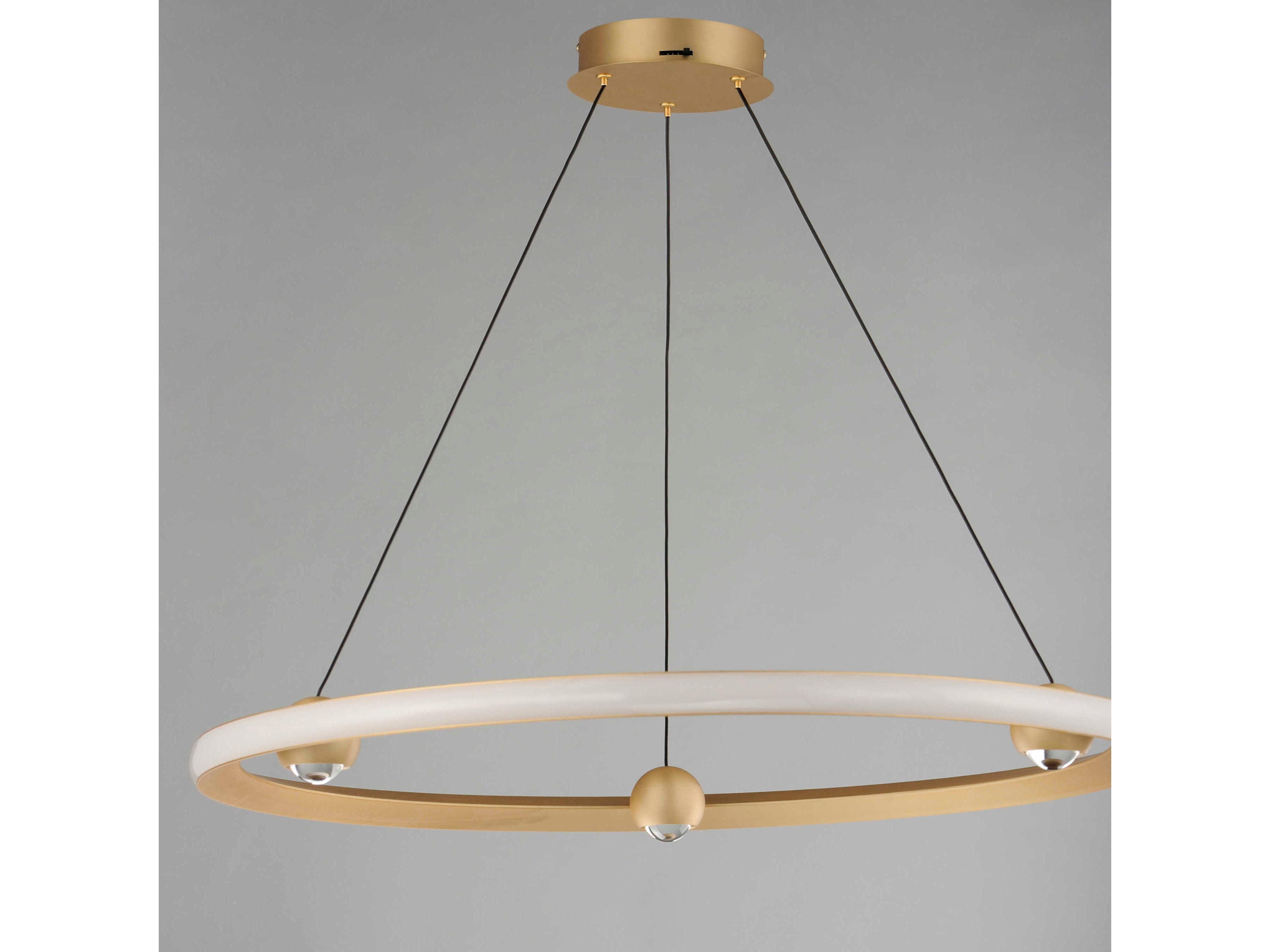 ET2 Nodes 1-Light Gold LED Pendant