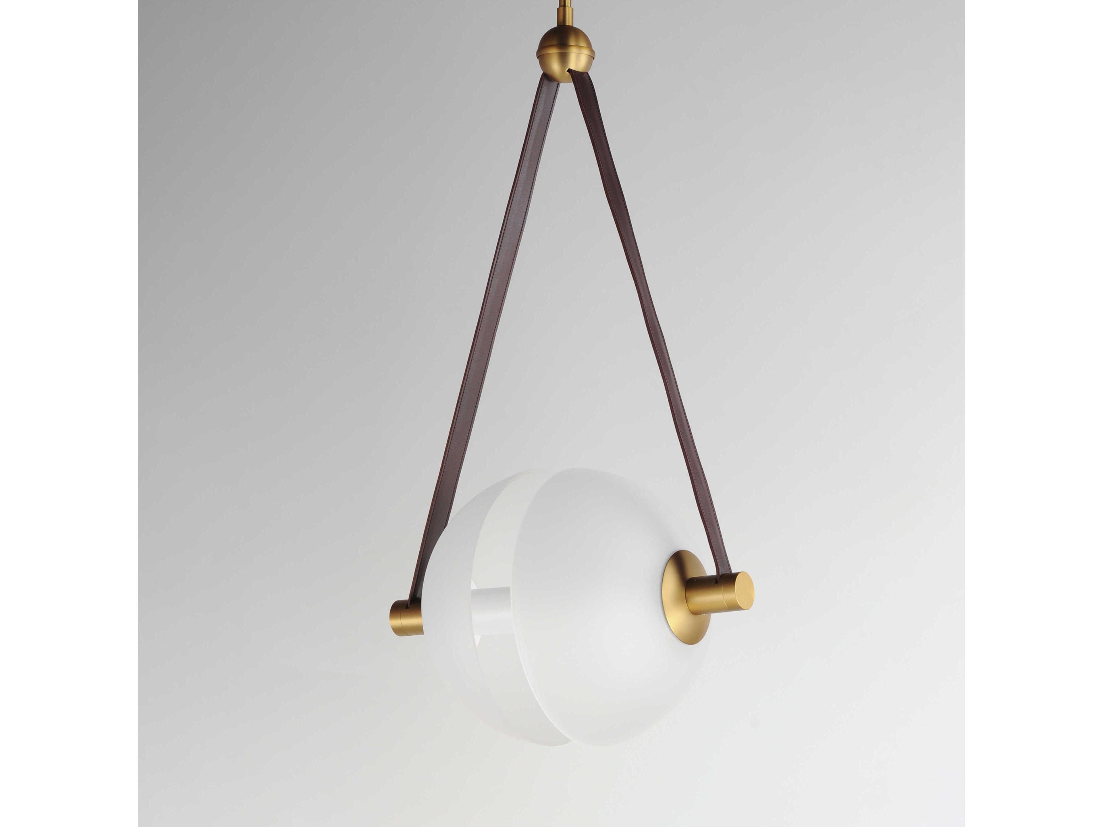 ET2 Dispatch 1-Light Natural Aged Brass Globe Pendant