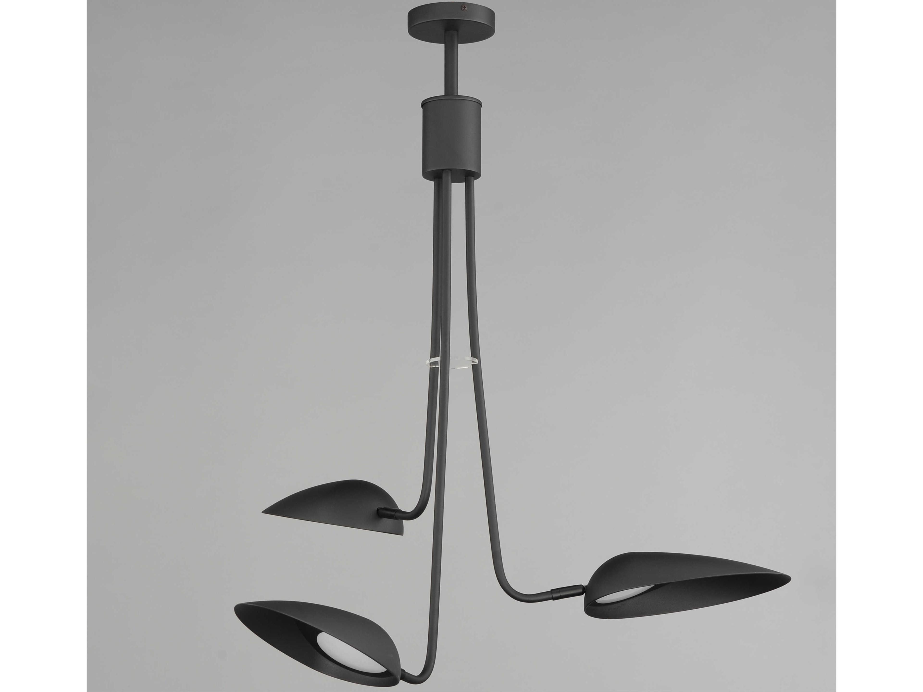 ET2 Marsh 3-Light Black Dome Pendant