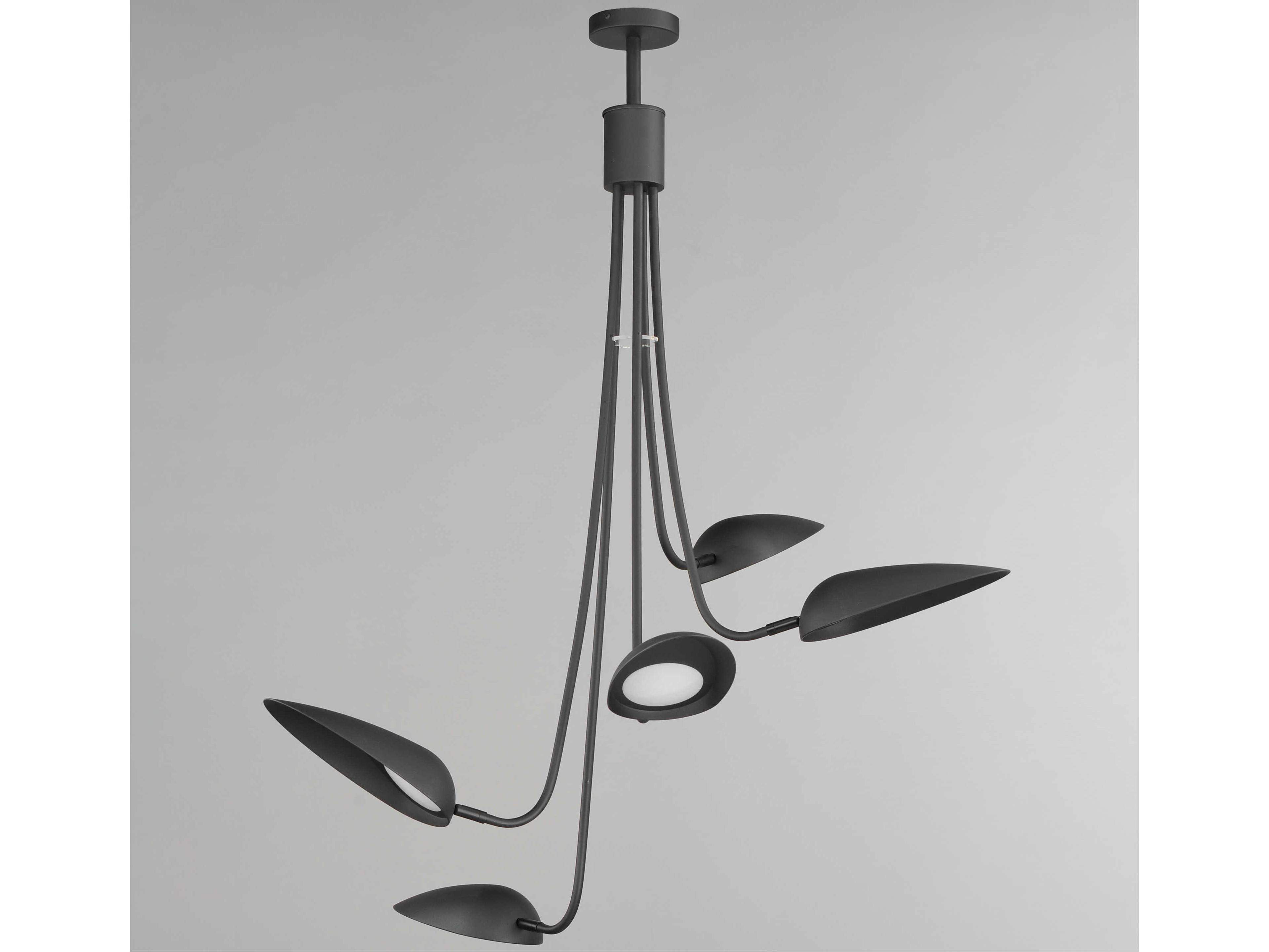 ET2 Marsh 5-Light Black Dome Pendant