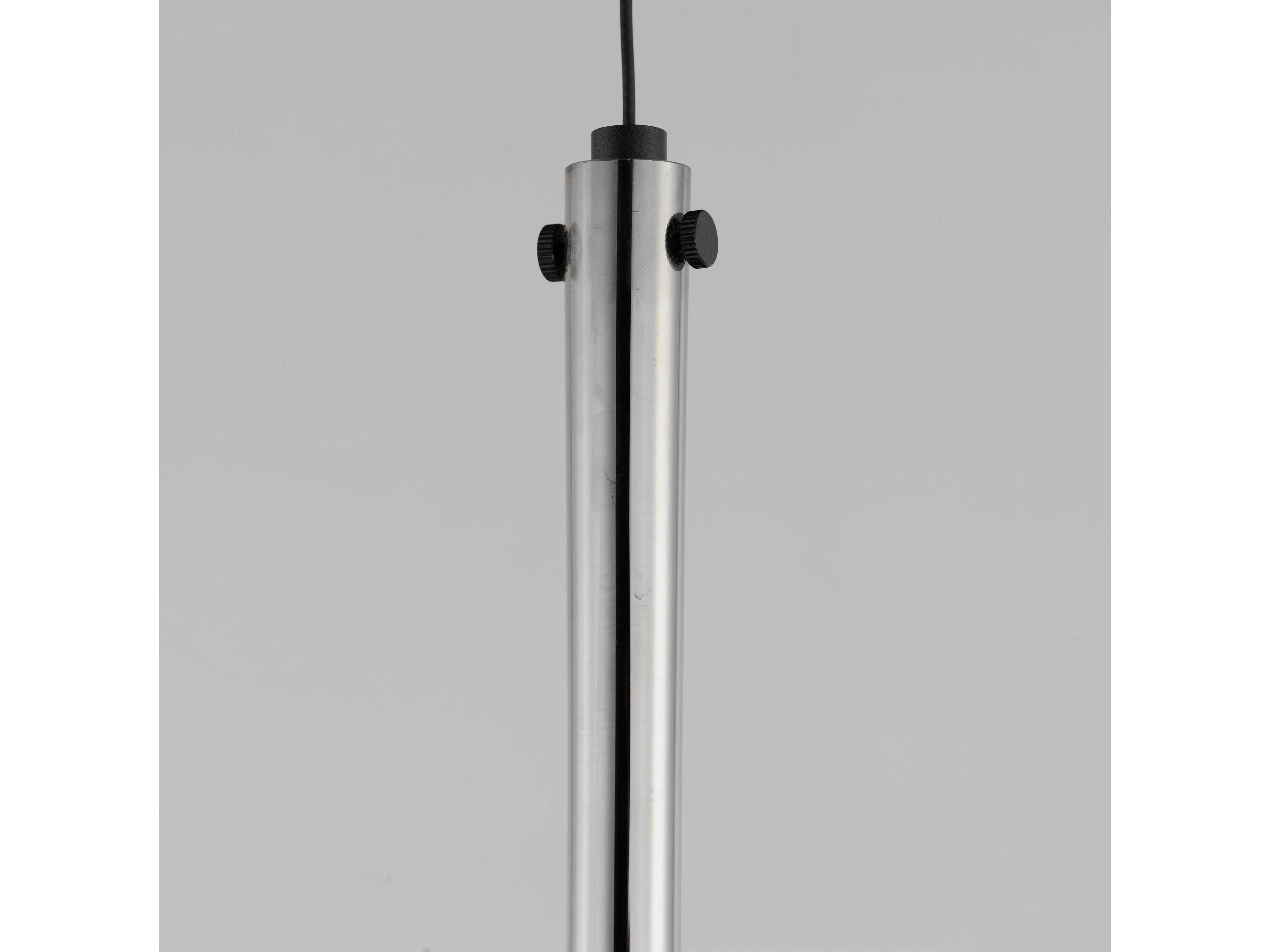 ET2 1-Light Black Glass LED Mini Pendant