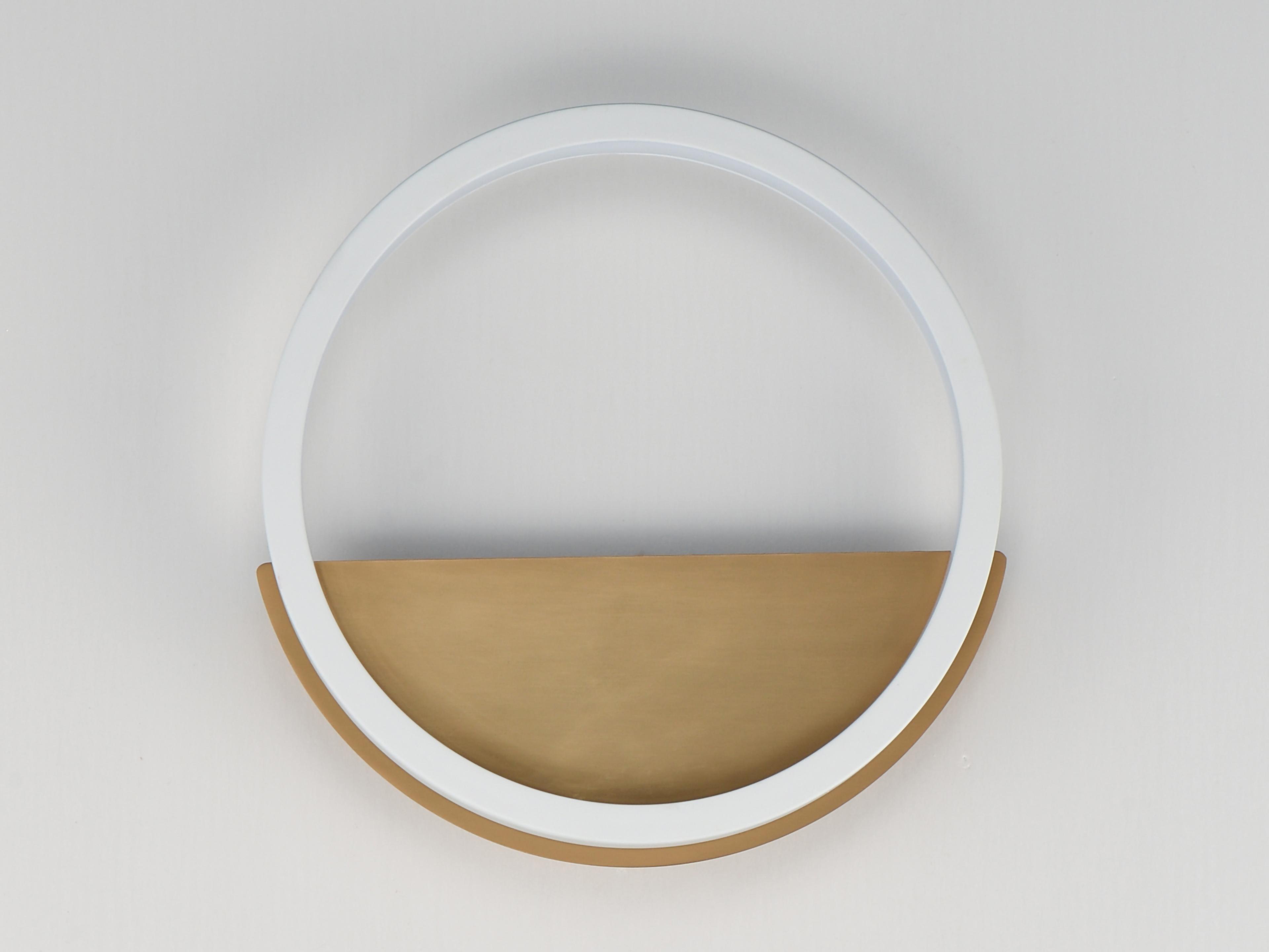 ET2 Hoopla 12-Light White Gold Wall Sconce