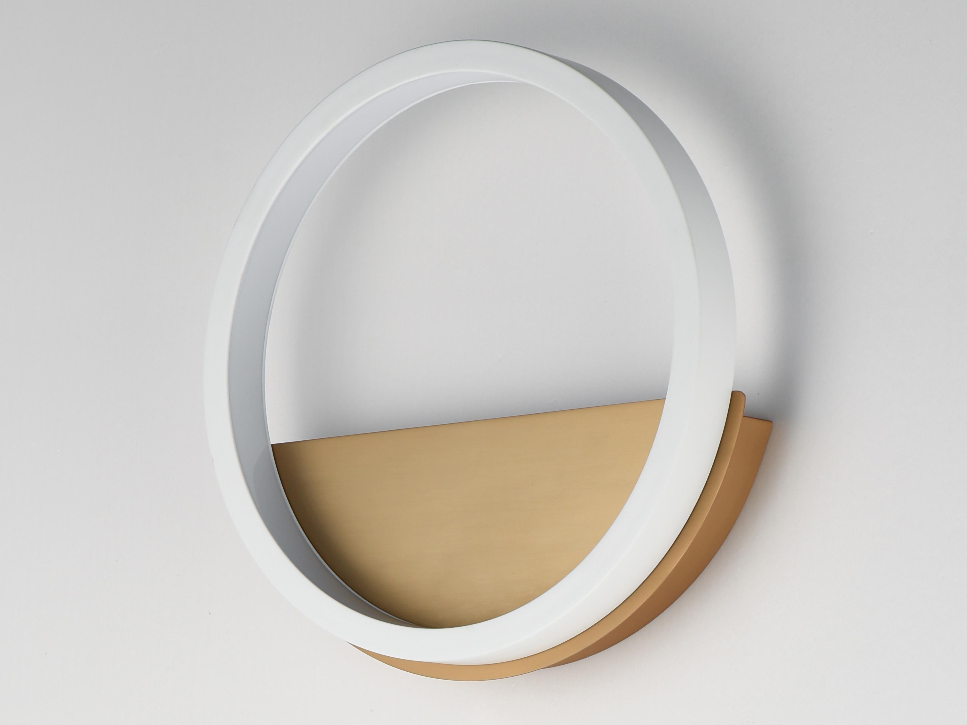 ET2 Hoopla 12-Light White Gold Wall Sconce