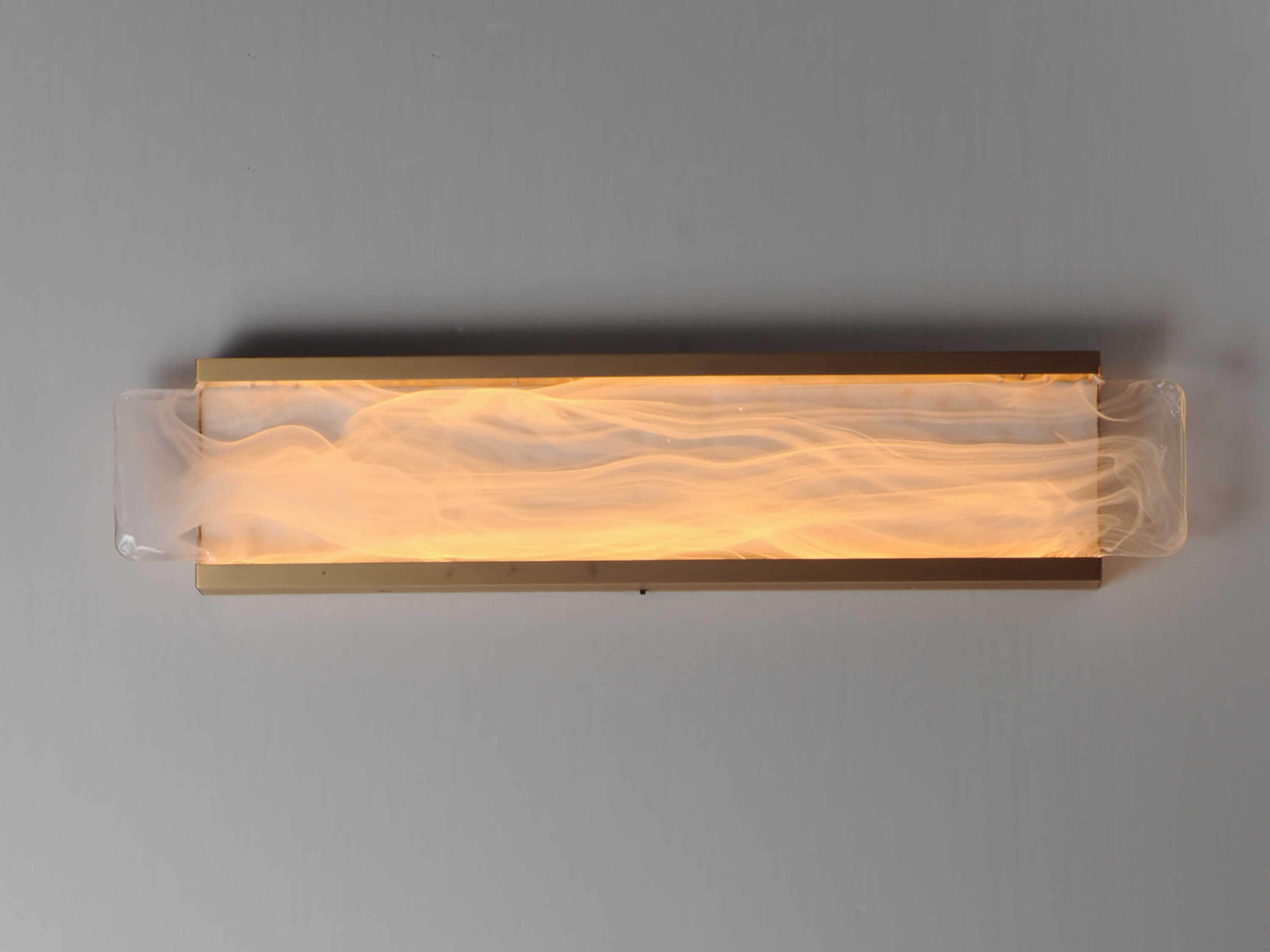 ET2 Celine 1-Light Natural Aged Brass Vanity Light