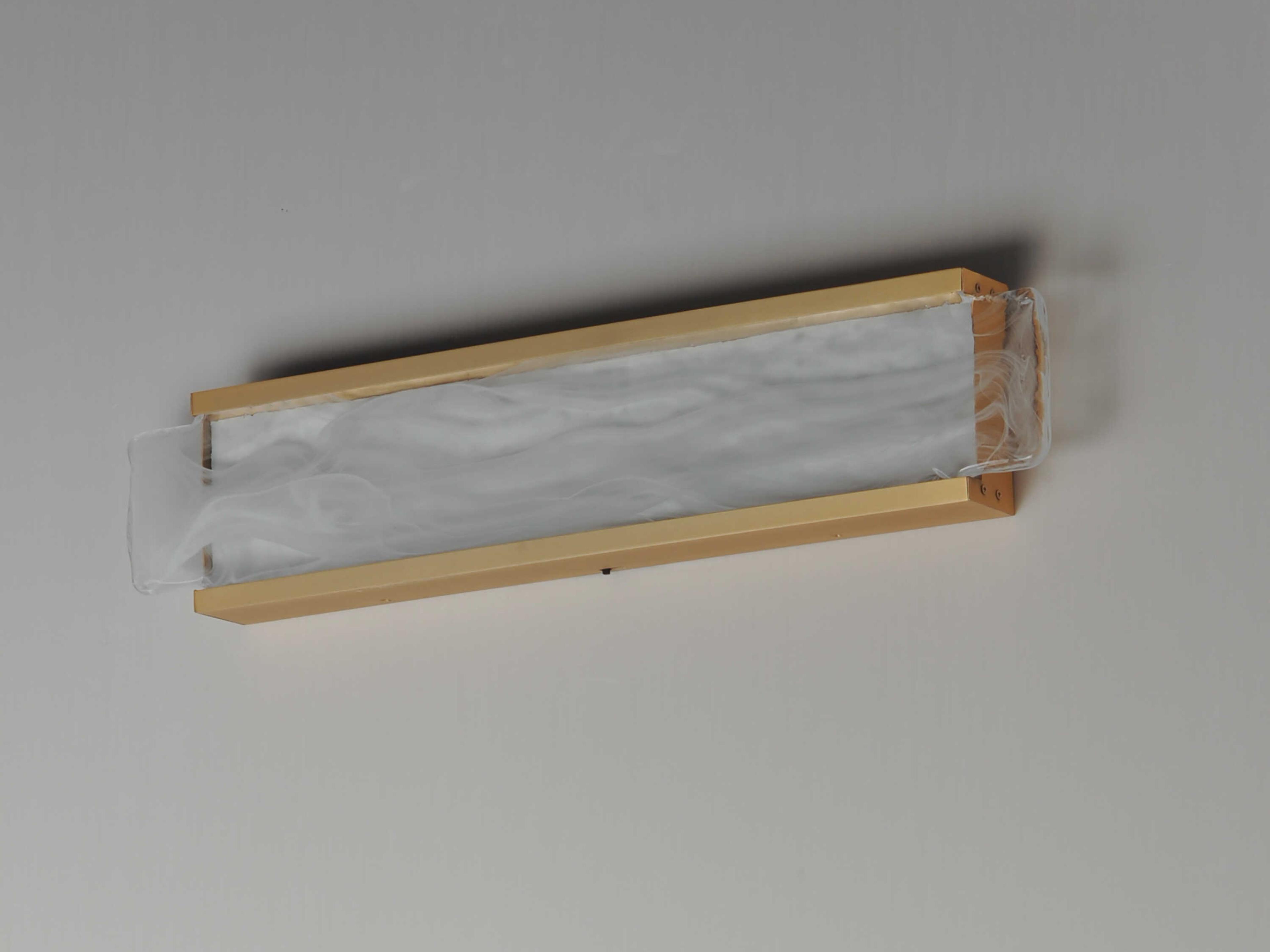 ET2 Celine 1-Light Natural Aged Brass Vanity Light