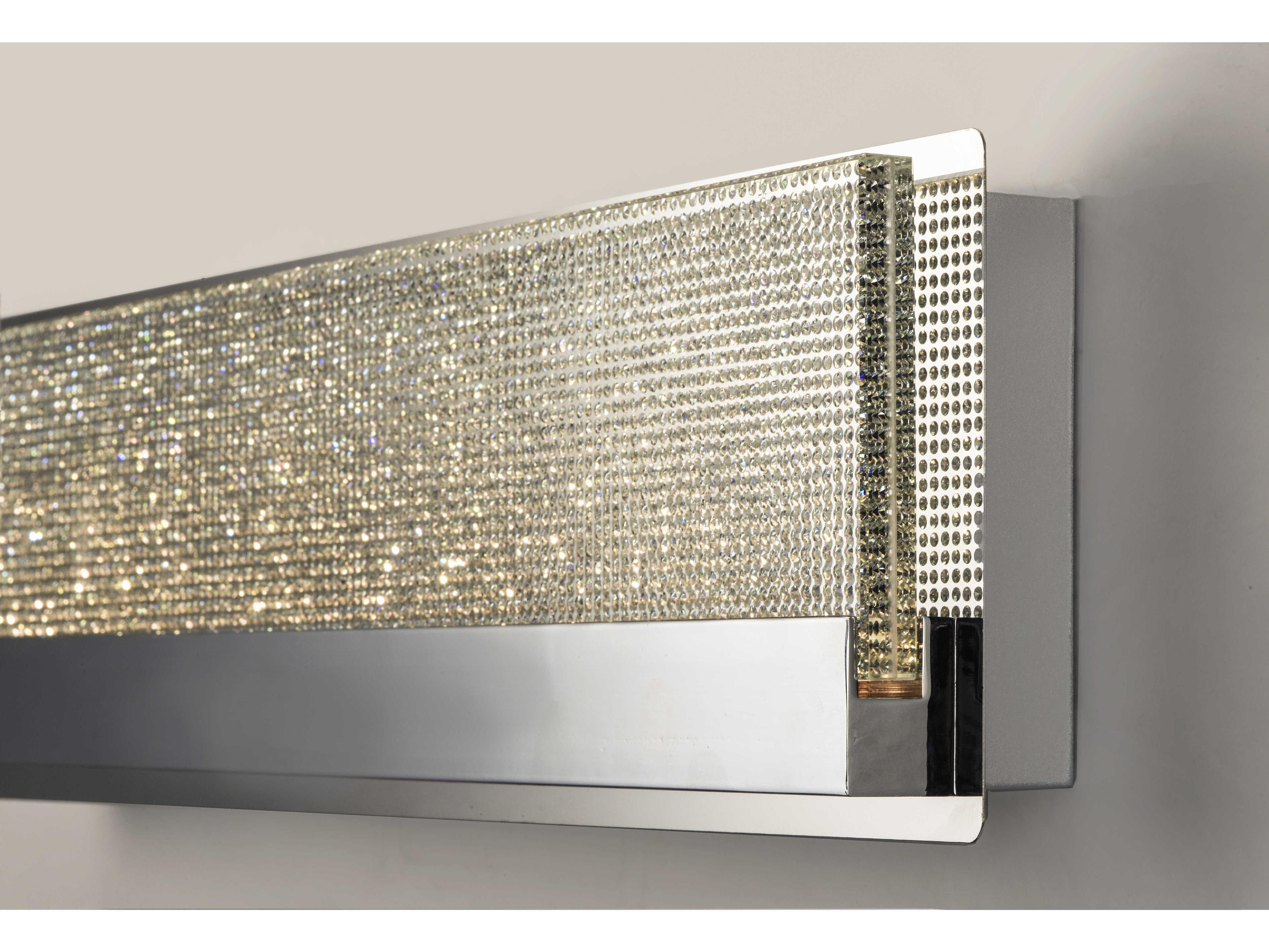 ET2 Sparkler Polished Chrome Crystal LED Vanity Light