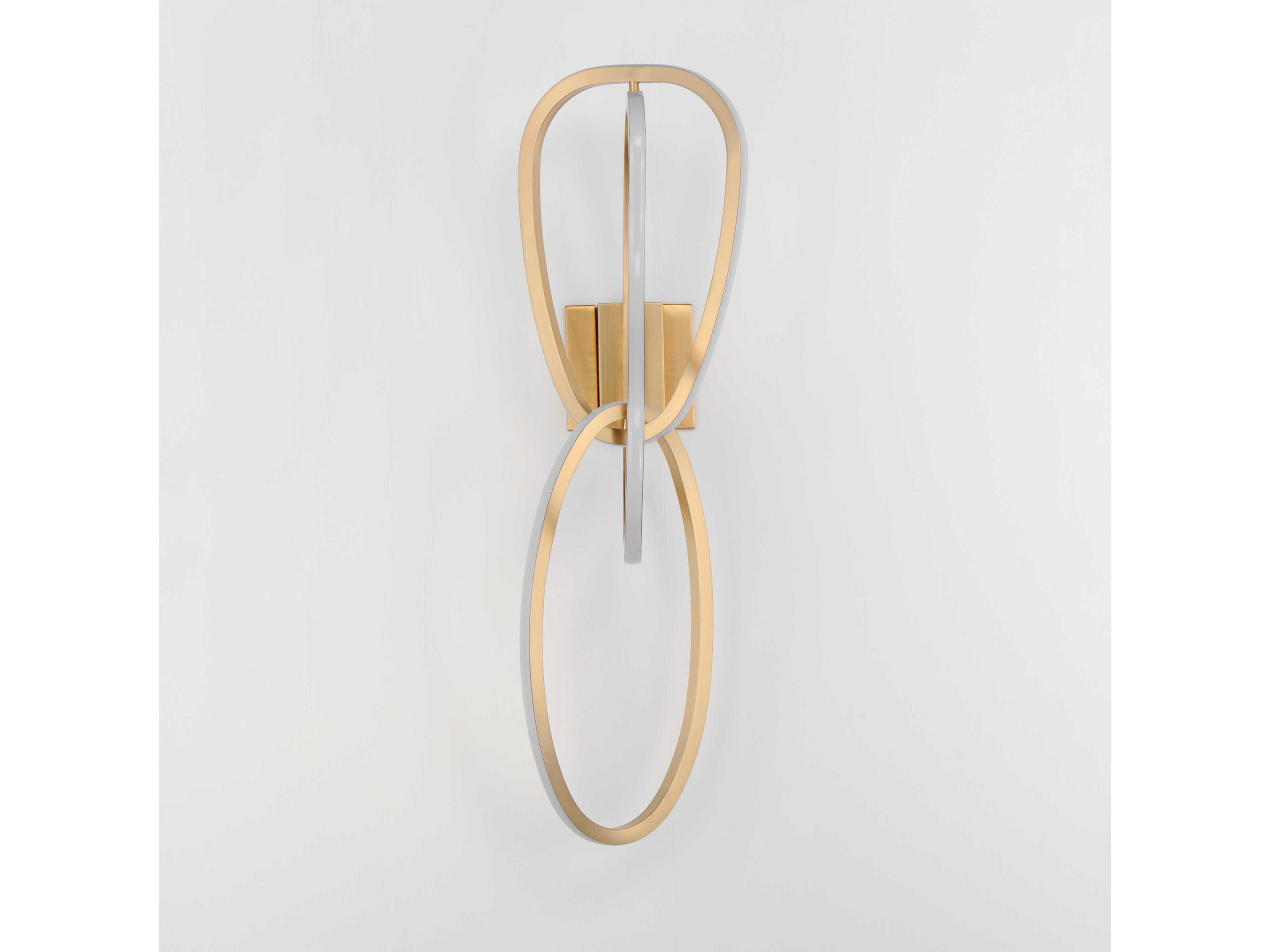 ET2 Unity 3-Light Brushed Champagne Gold Wall Sconce