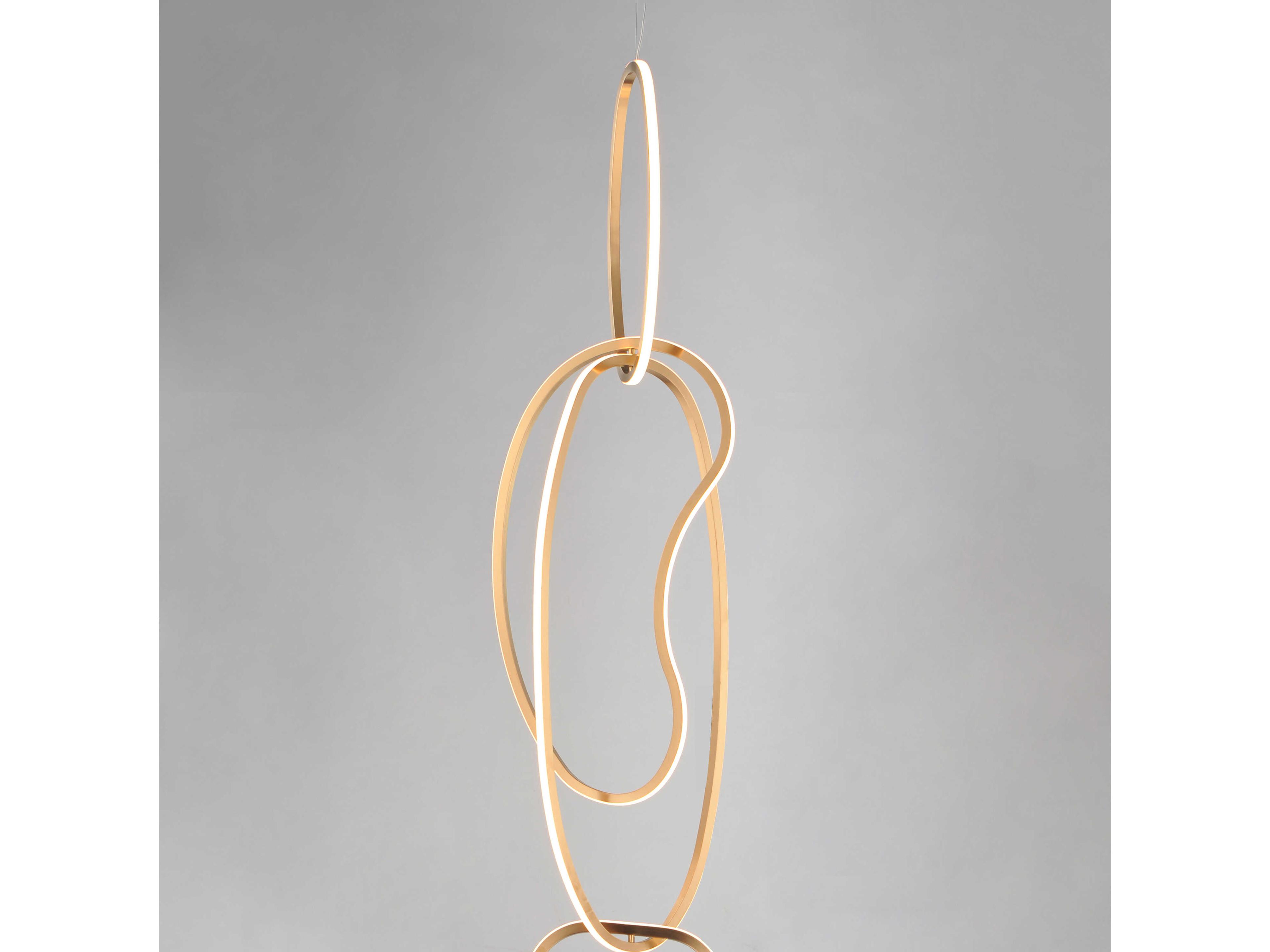 ET2 Unity 4-Light Brushed Champagne Gold Pendant