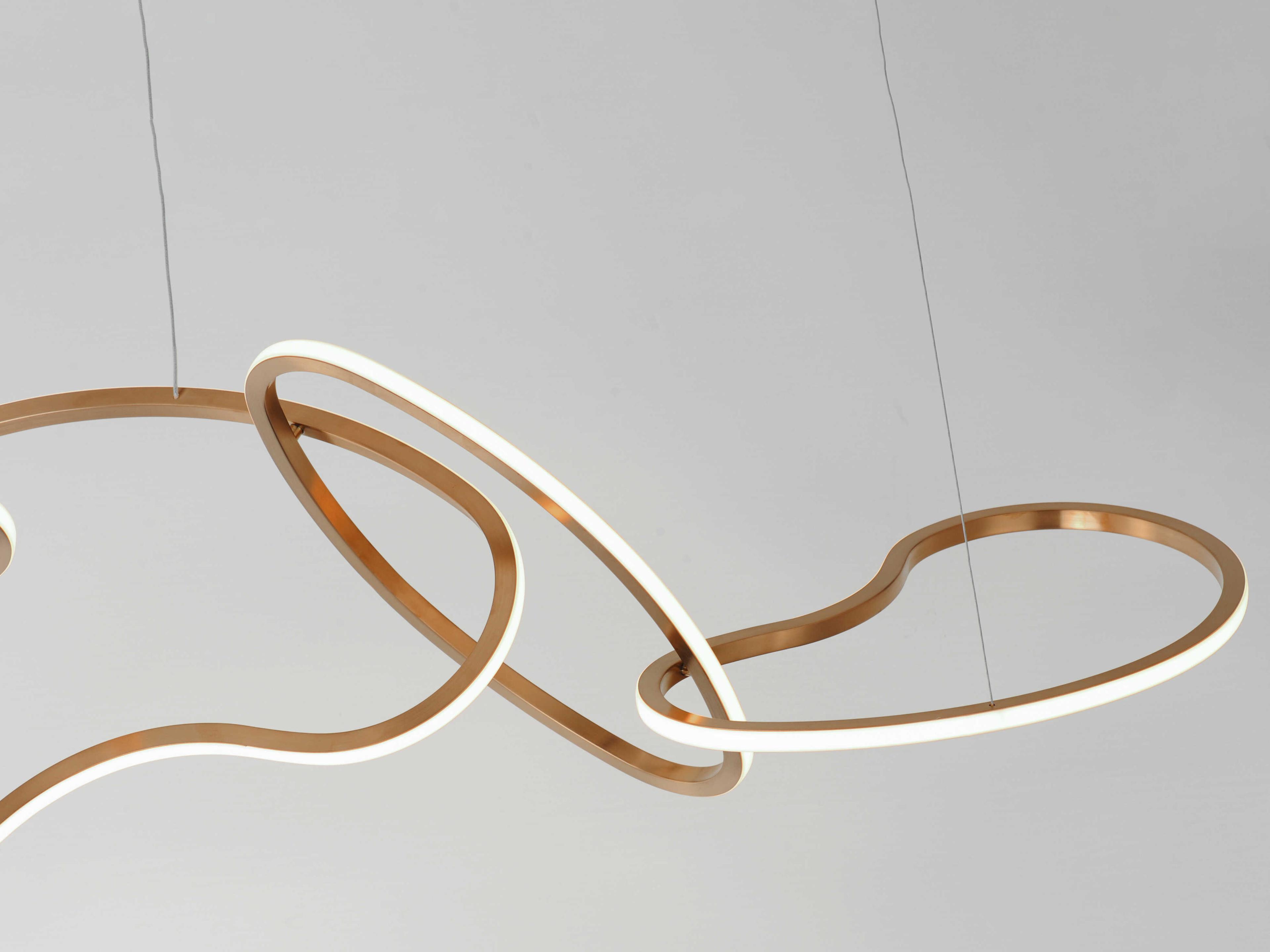 ET2 Unity 1-Light Brushed Champagne Gold Island Pendant