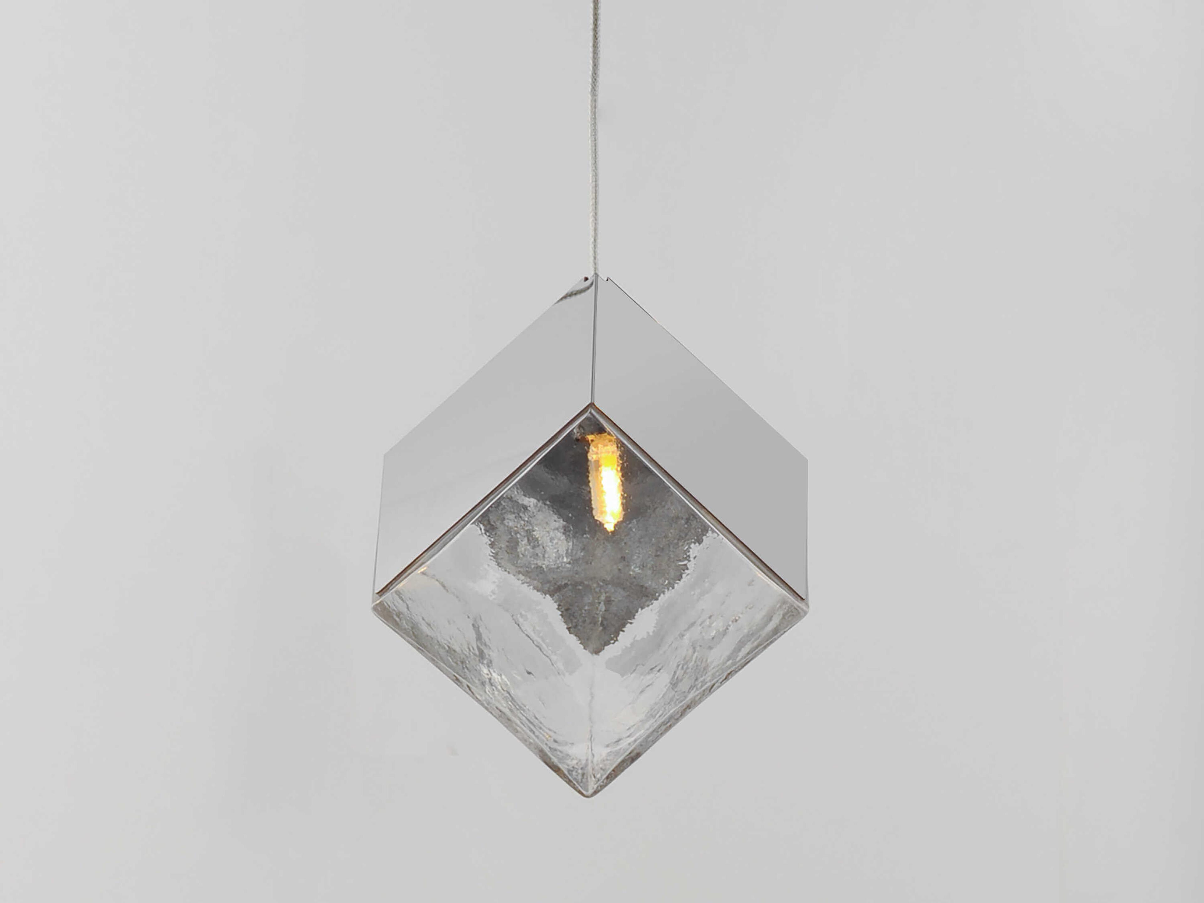 ET2 1-Light Polished Chrome Geometric Mini Pendant