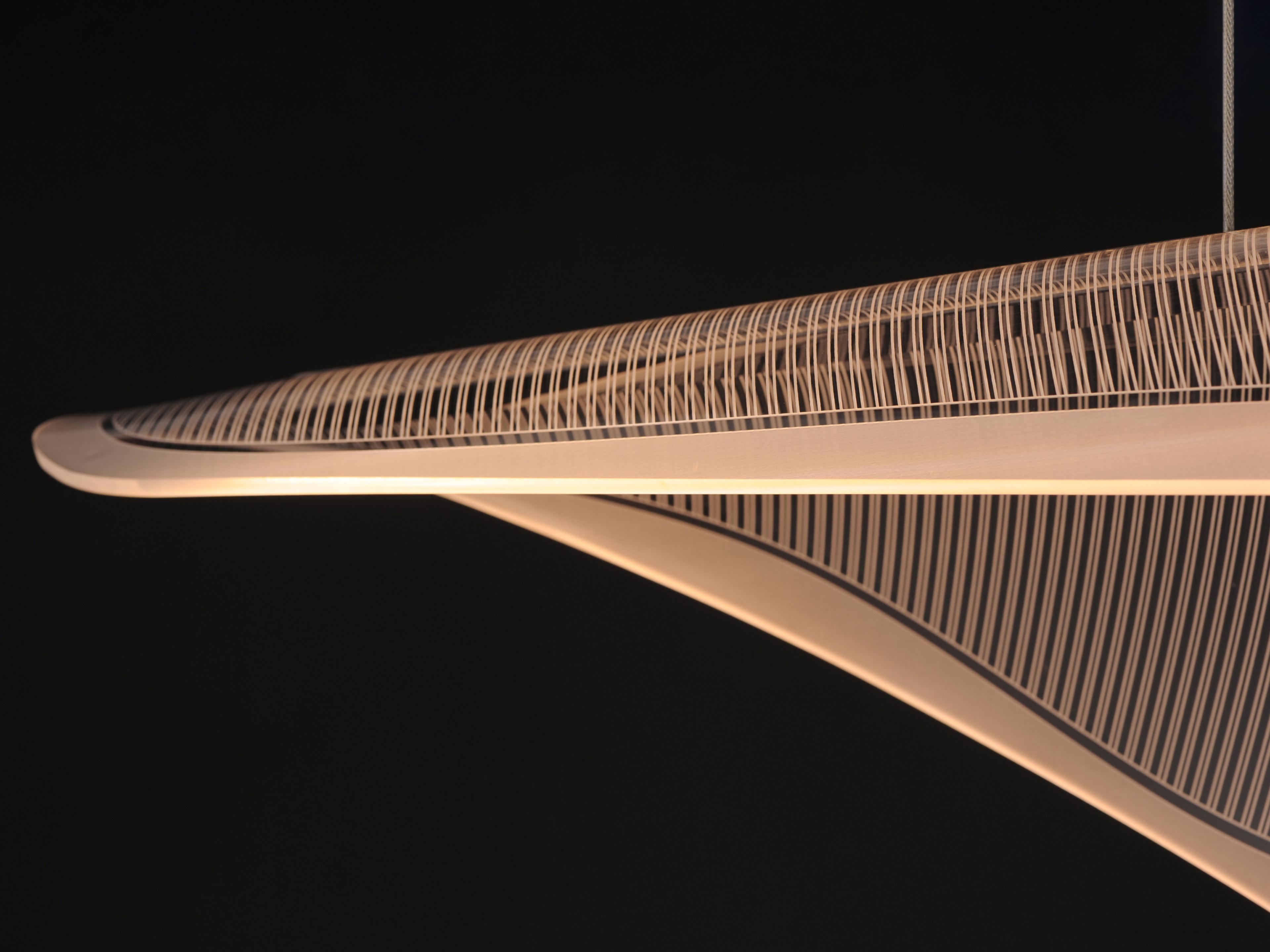 ET2 Manta 1-Light Polished Chrome Linear Island Pendant