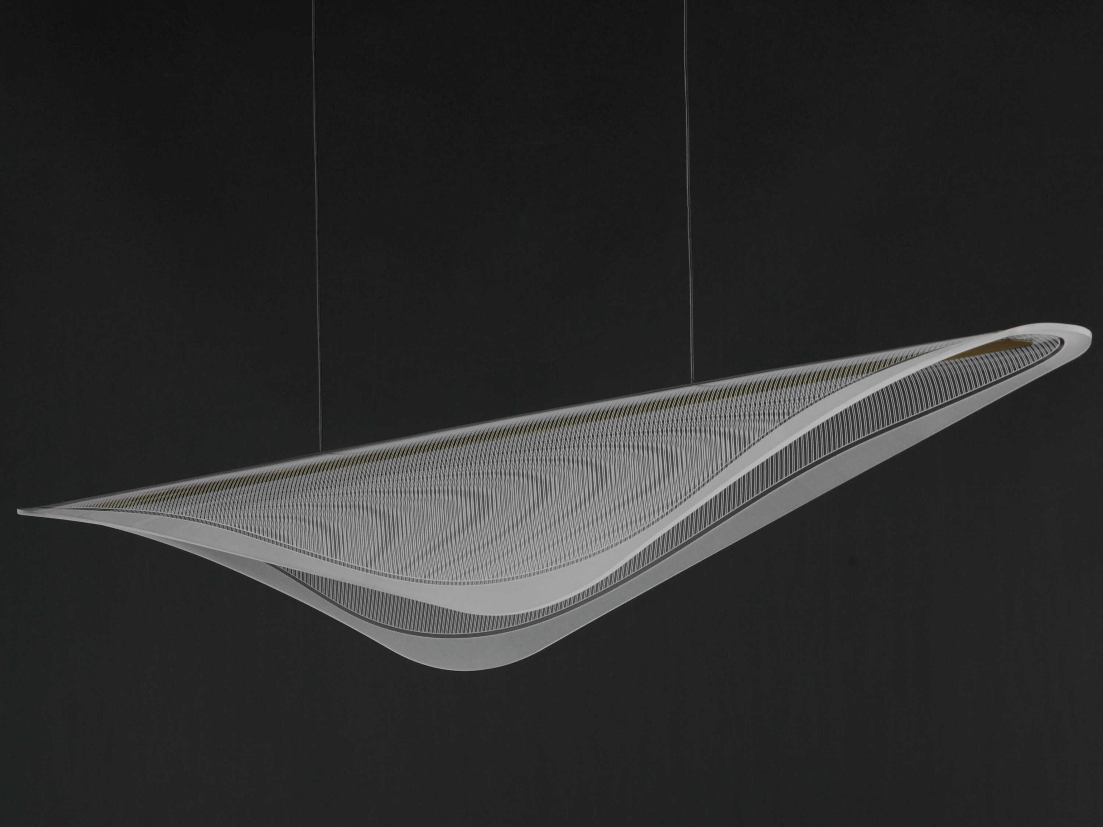 ET2 Manta 1-Light Gold Linear Island Pendant