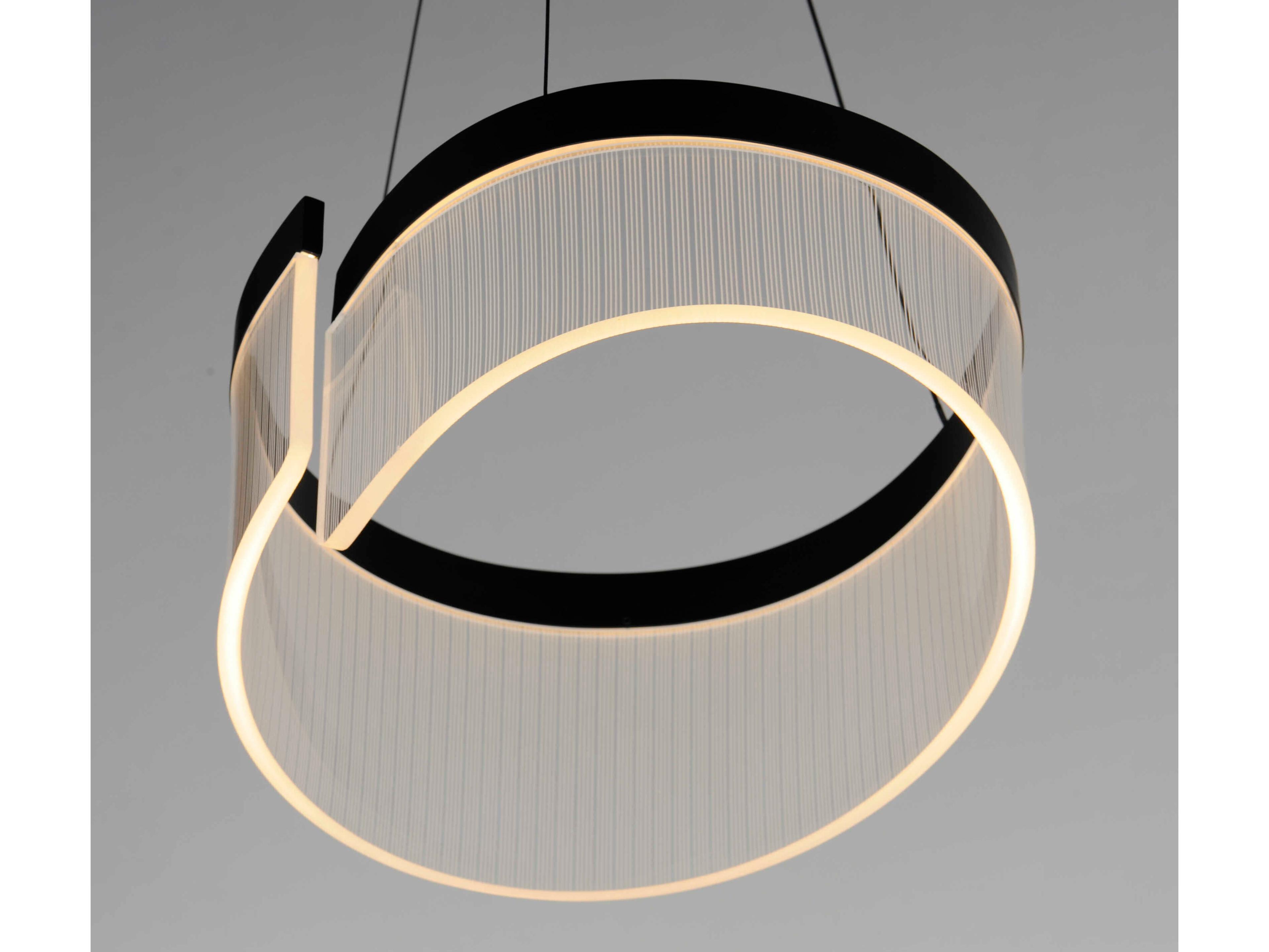ET2 Sonata 1-Light Black LED Pendant