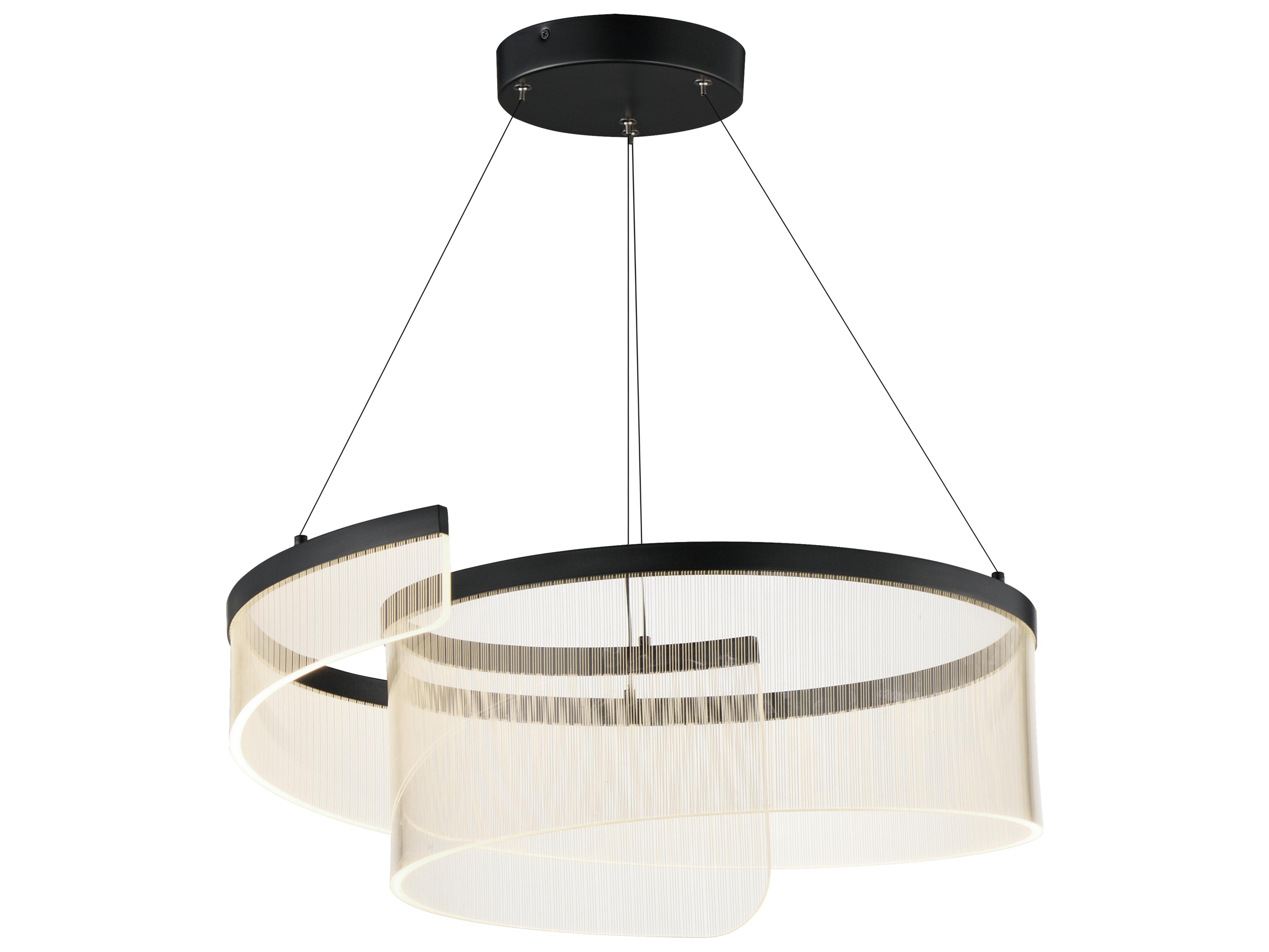 Sonata 1-Light Black Pendant