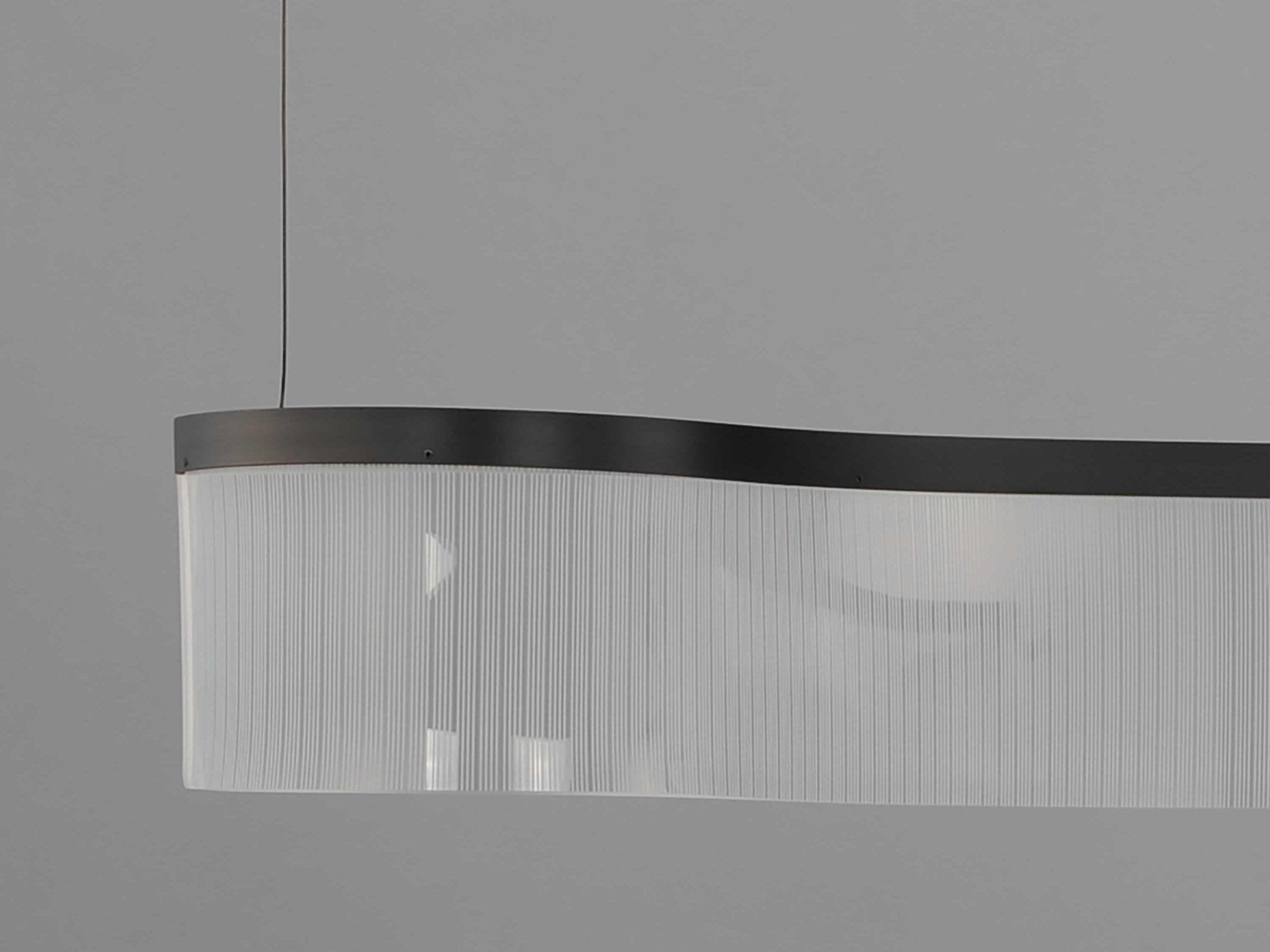 ET2 Sonata 1-Light Black Linear Island Pendant