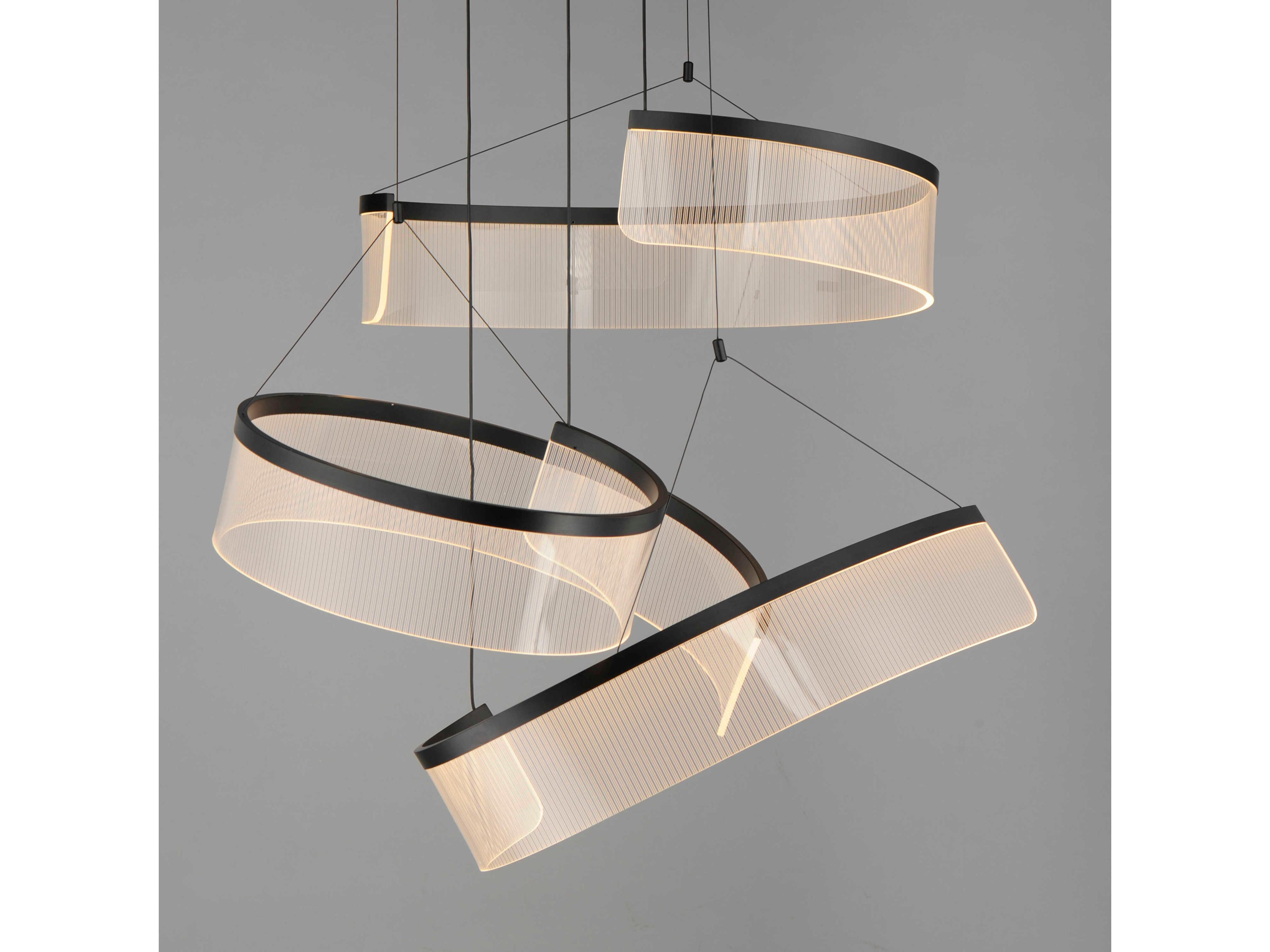 ET2 Sonata 3-Light Black Pendant