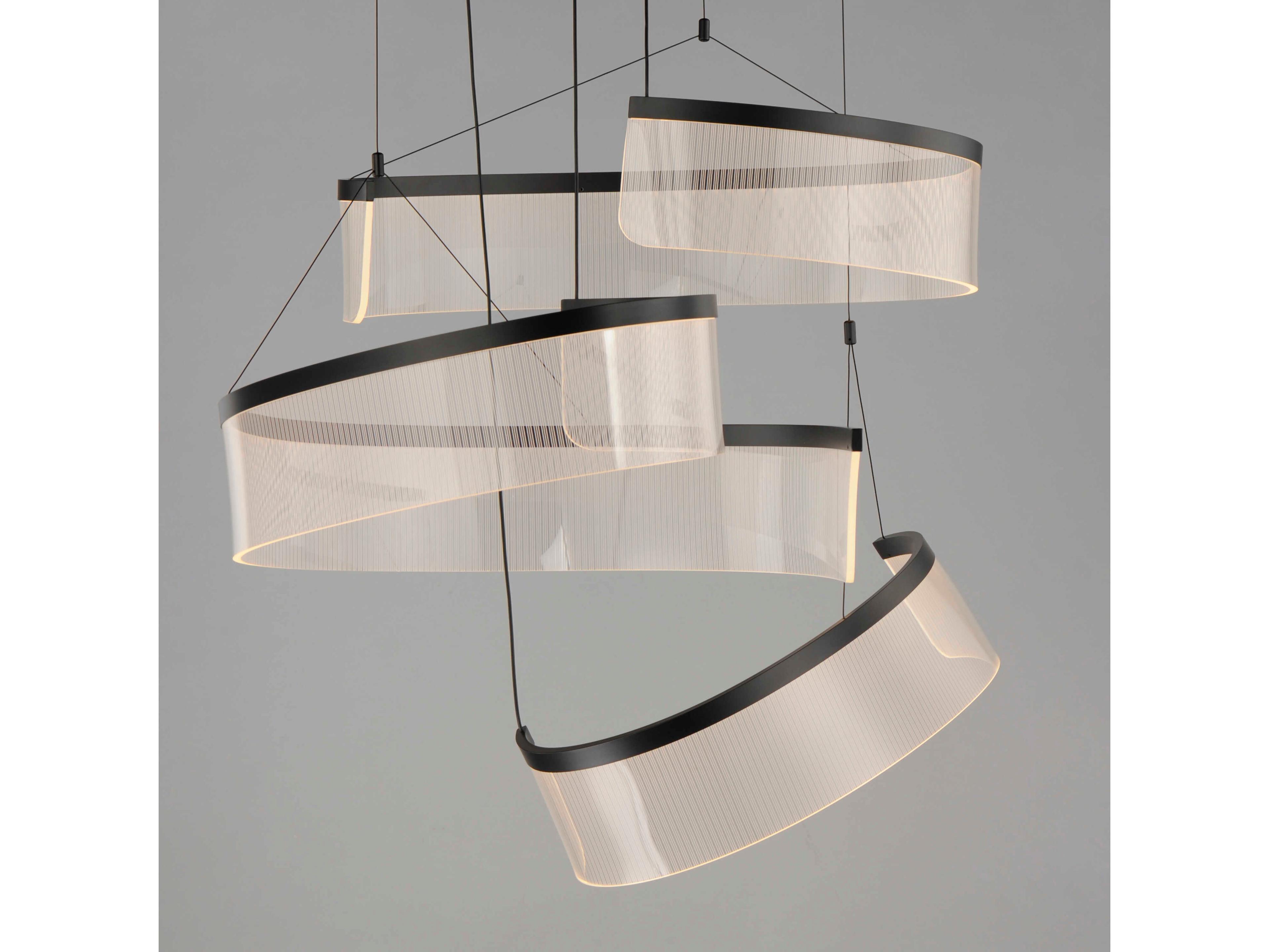 ET2 Sonata 3-Light Black Pendant