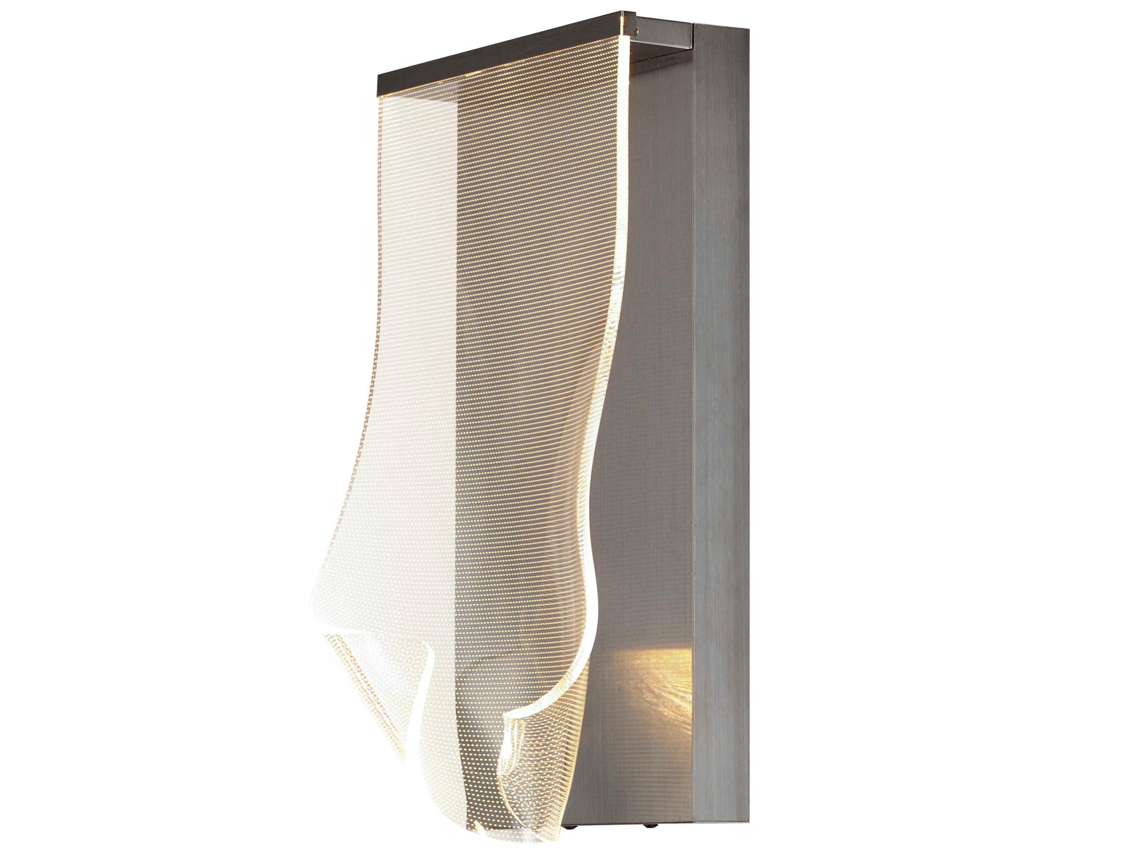 Rinkle LED Wall Sconce in Brushed Gunmetal
