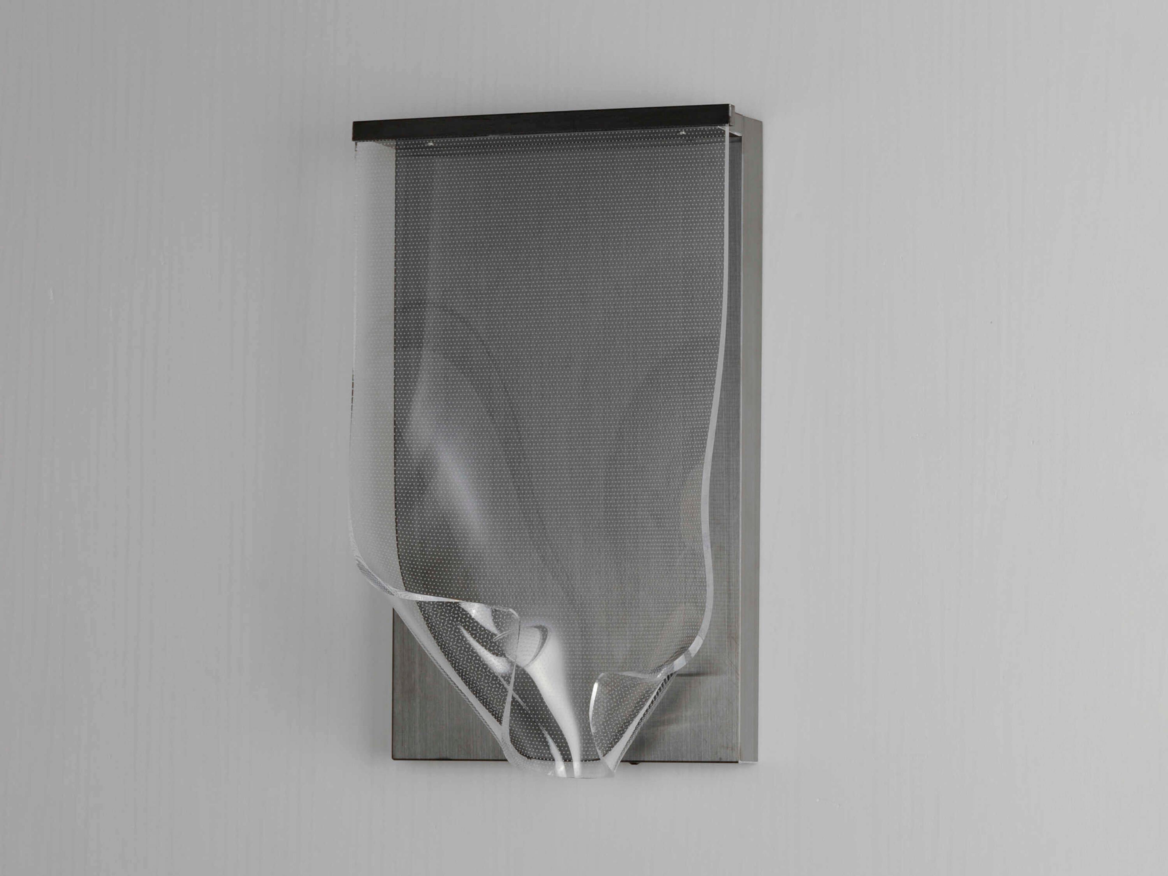 ET2 Rinkle 1-Light Brushed Gunmetal LED Wall Sconce