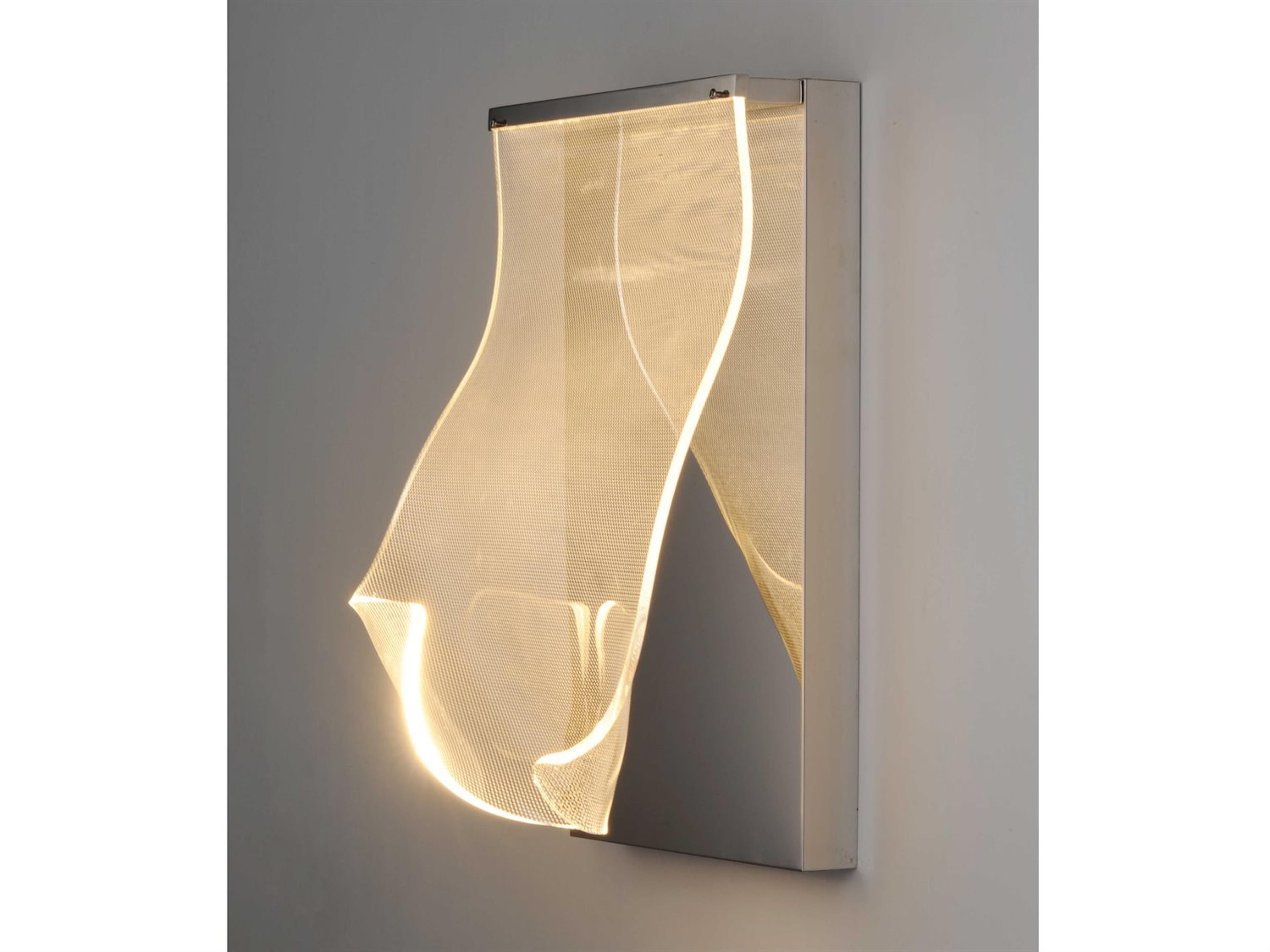 ET2 Rinkle 1-Light Polished Chrome LED Wall Sconce