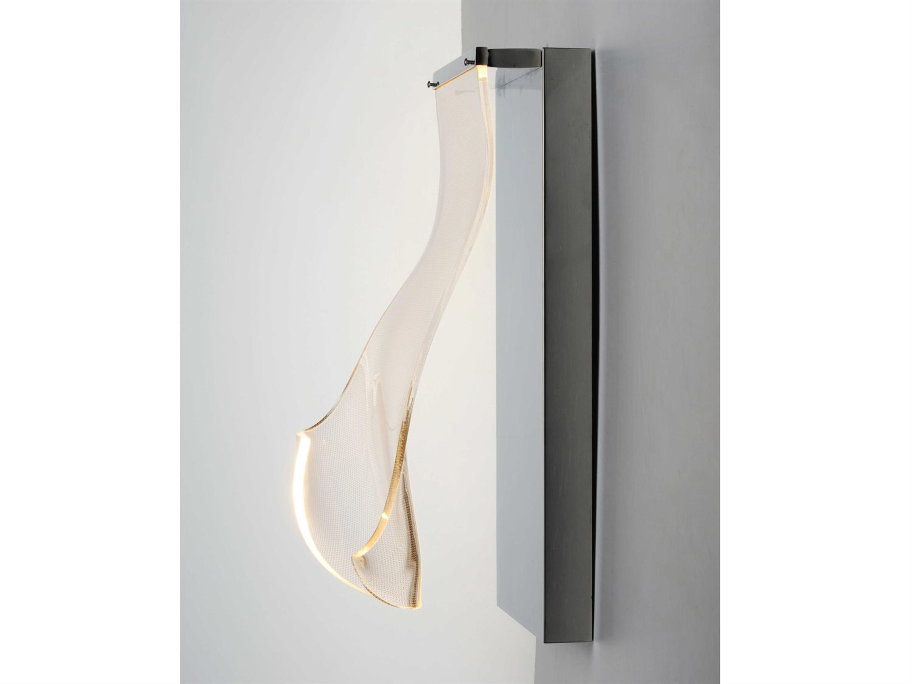 ET2 Rinkle 1-Light Polished Chrome LED Wall Sconce